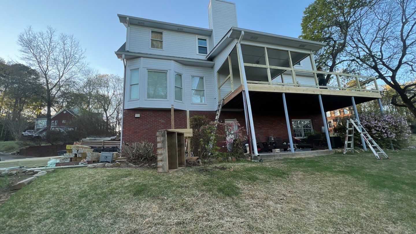 Shades Pointe Lane - Deck Installation  by Pillar and Pine