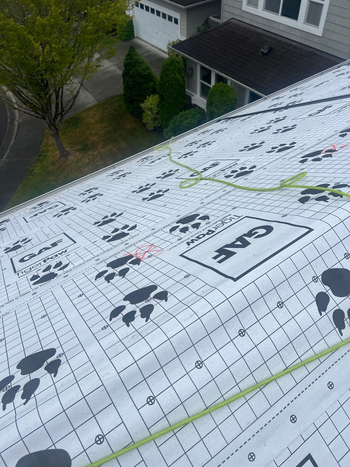 Residential Roofing Installation using GAF UHDZ Shingles by Roofing Formula LLC