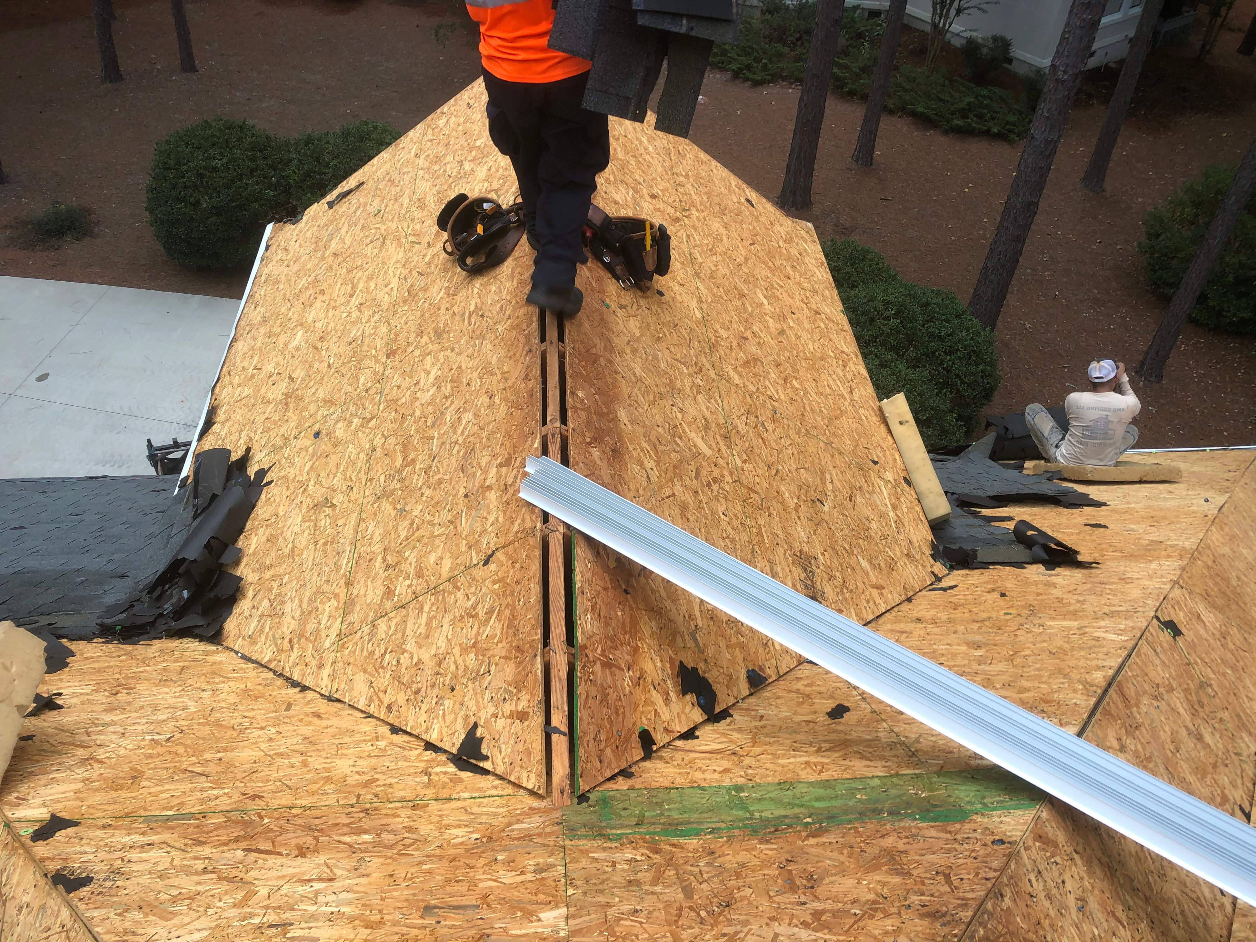 Residential Roofing Repair / Hail Damage by American Roofing NC