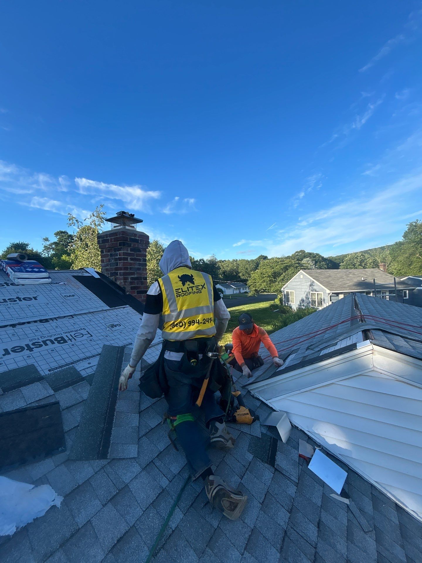 Project in Southington, CT by Elitex Roofing