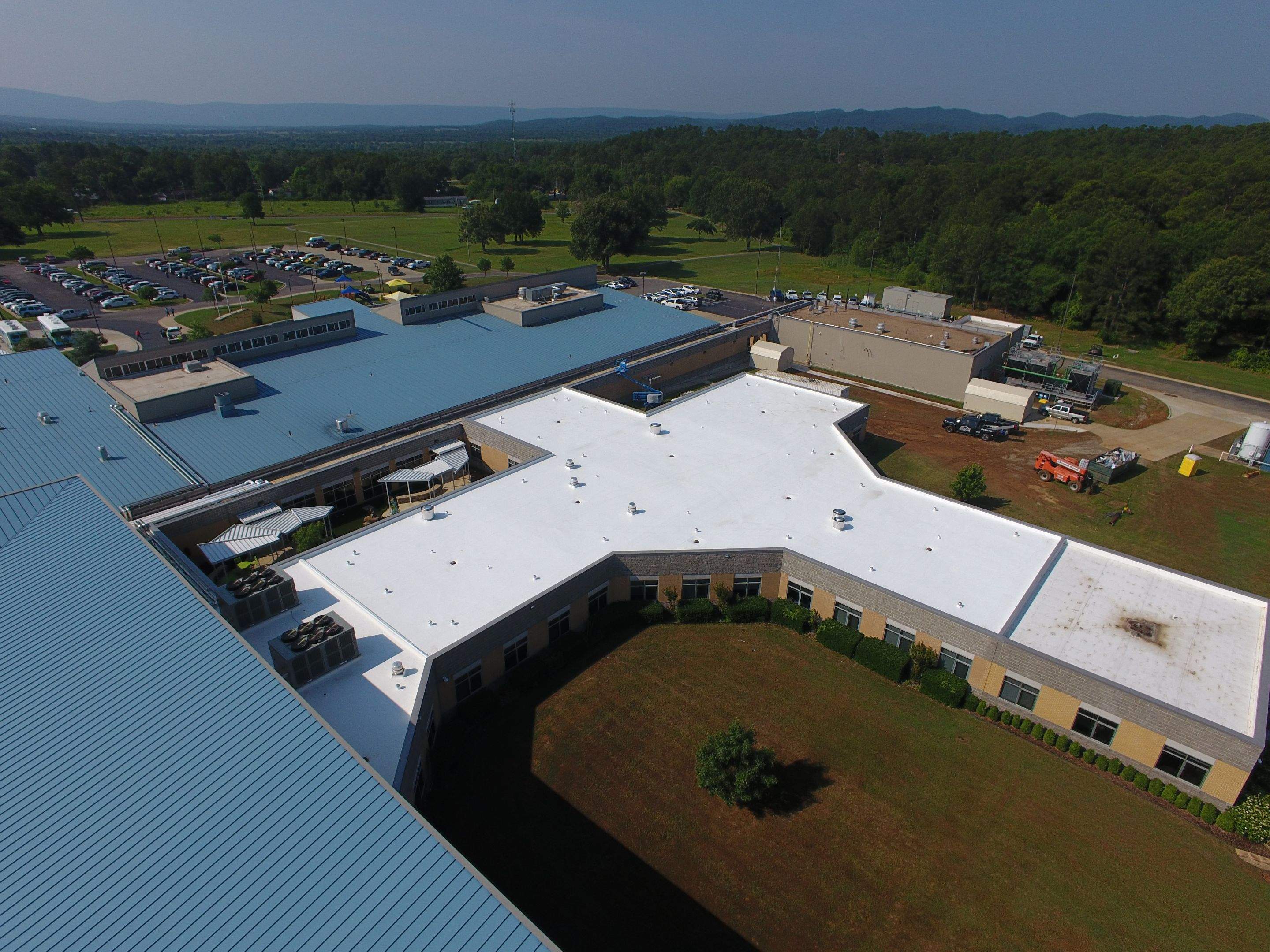 Choctaw Nation Hospital - Med Surg Building by Hostetler Roofing