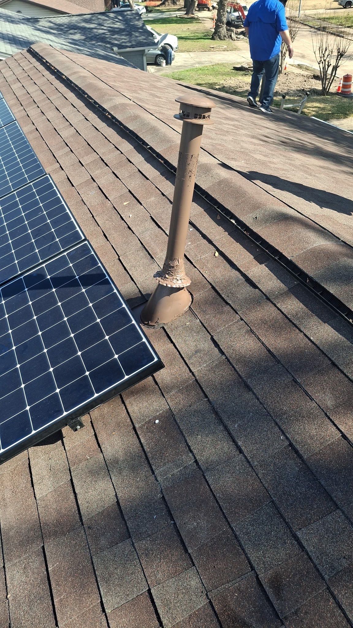 Roof Replacement and Solar Project in Houston by Roofing Technologies Unlimited