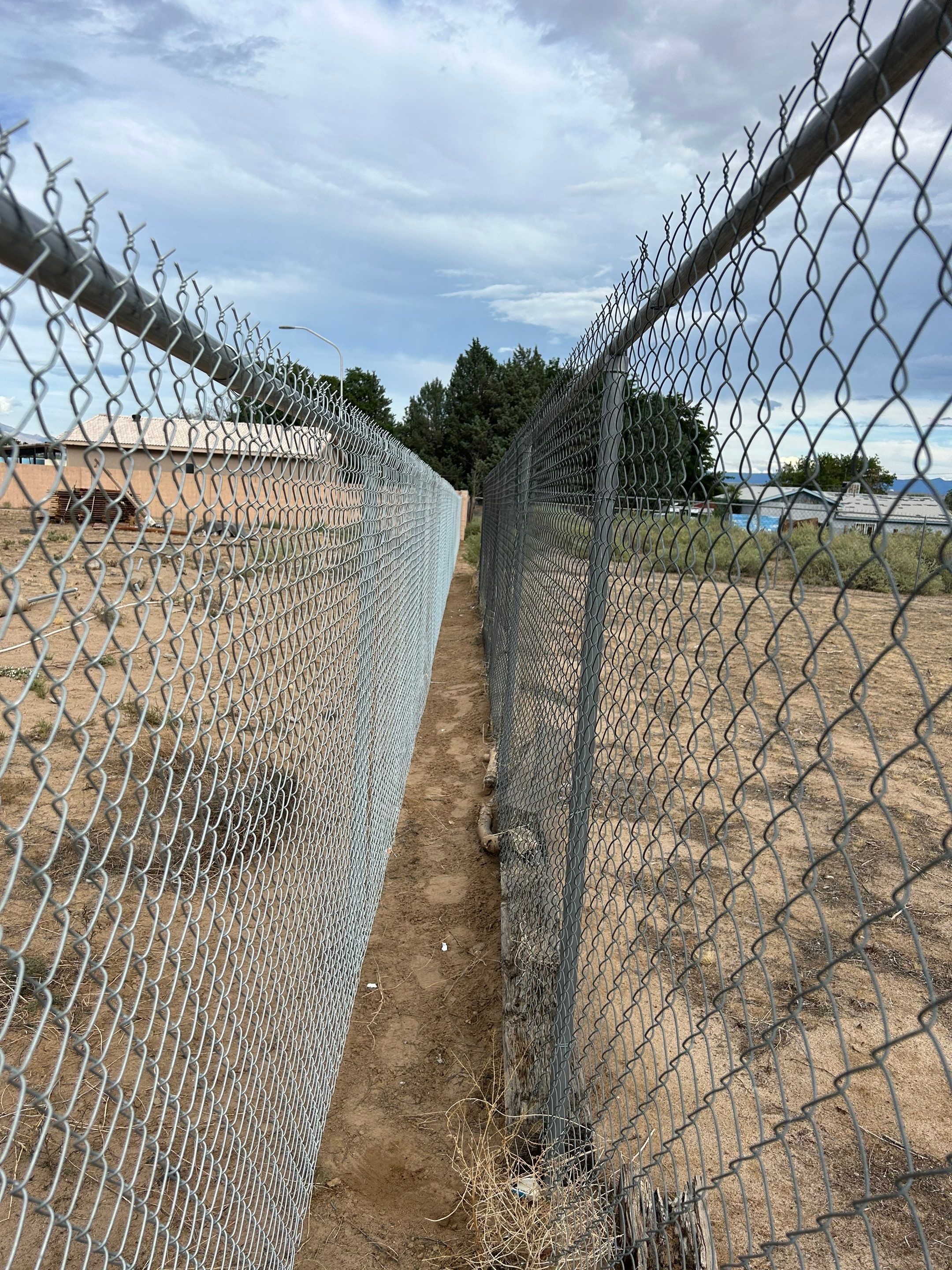 Residential using 6' Chain link by Valley Fence Company