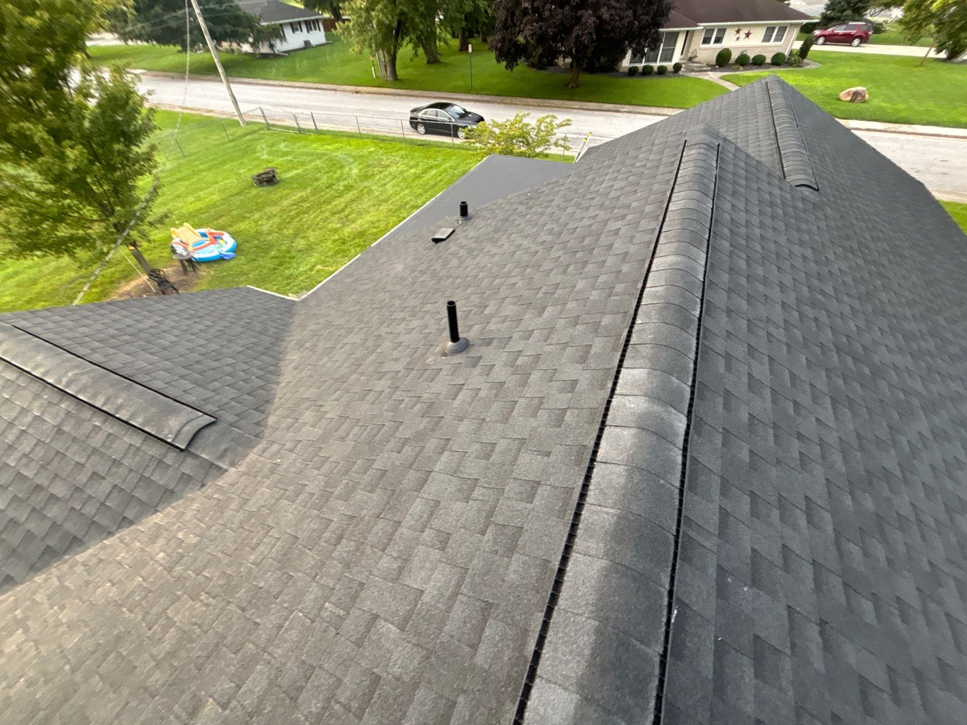 Residential Roofing Installation using GAF Timberline HDZ Pewter Gray by Nitro Roofing and Construction
