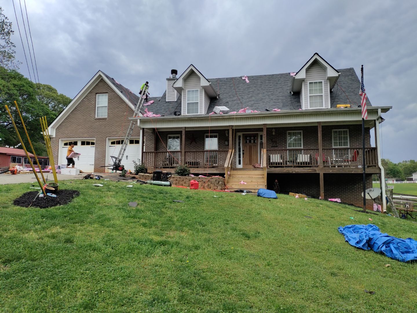 Residential Roofing Installation using Owens Corning by Inspector Roofing and Restoration