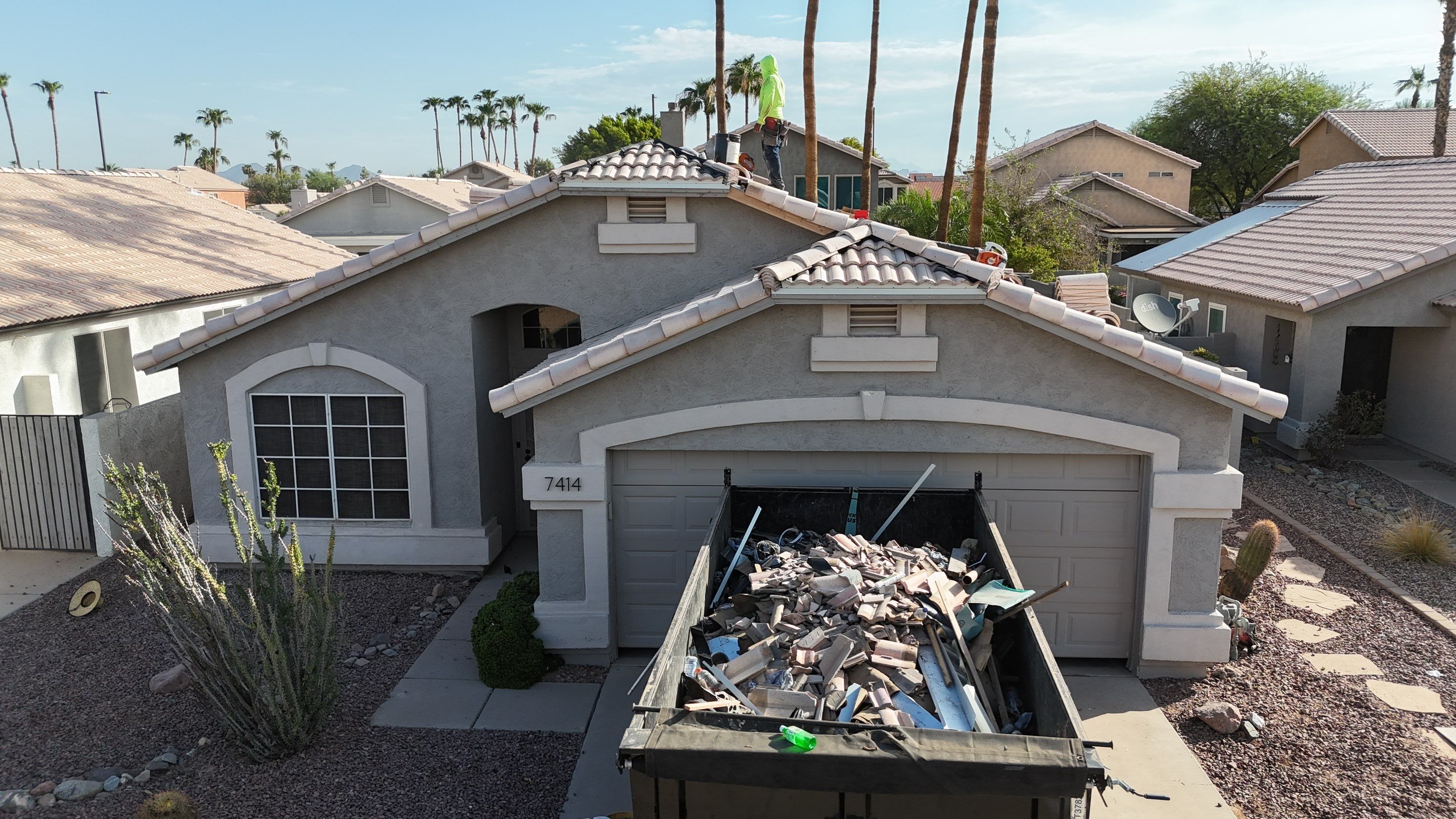 Project in Mesa, AZ by Saint Roofing