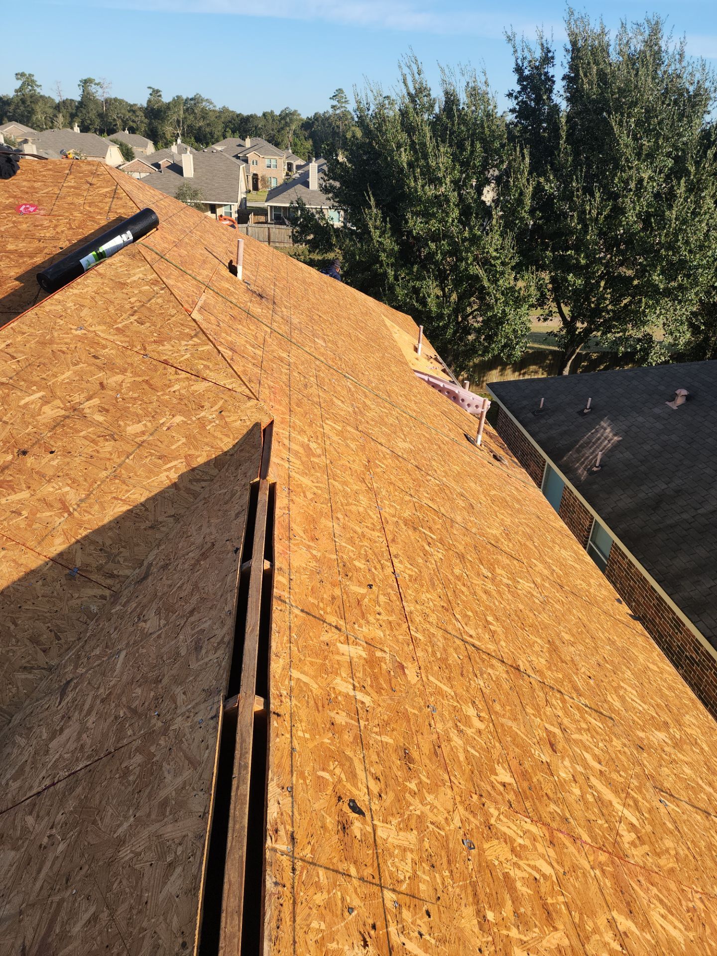 Residential Roofing Installation using Owen's Corning Duration (Lifetime) Shingles by Roof Repair Company