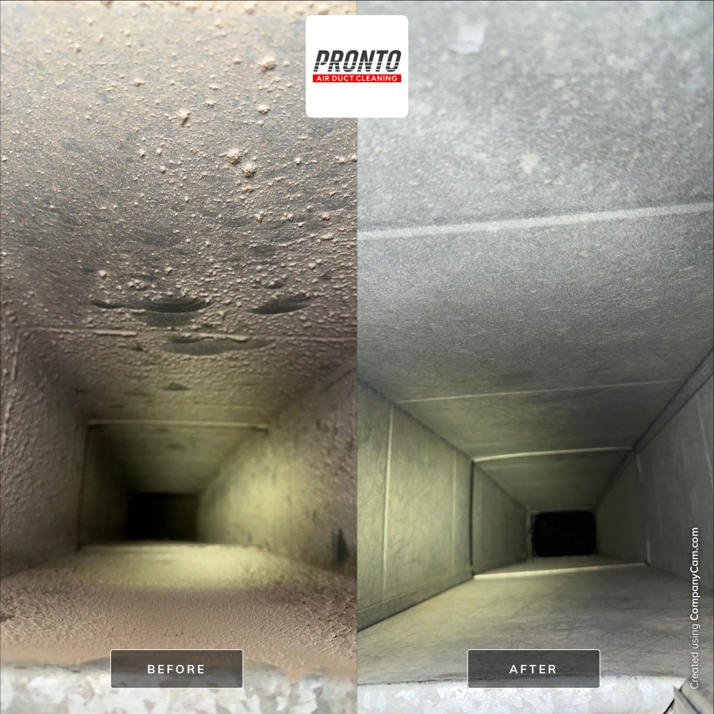 Air duct & Dryer Vent cleaning using Hypervac by Pronto Air Duct Cleaning