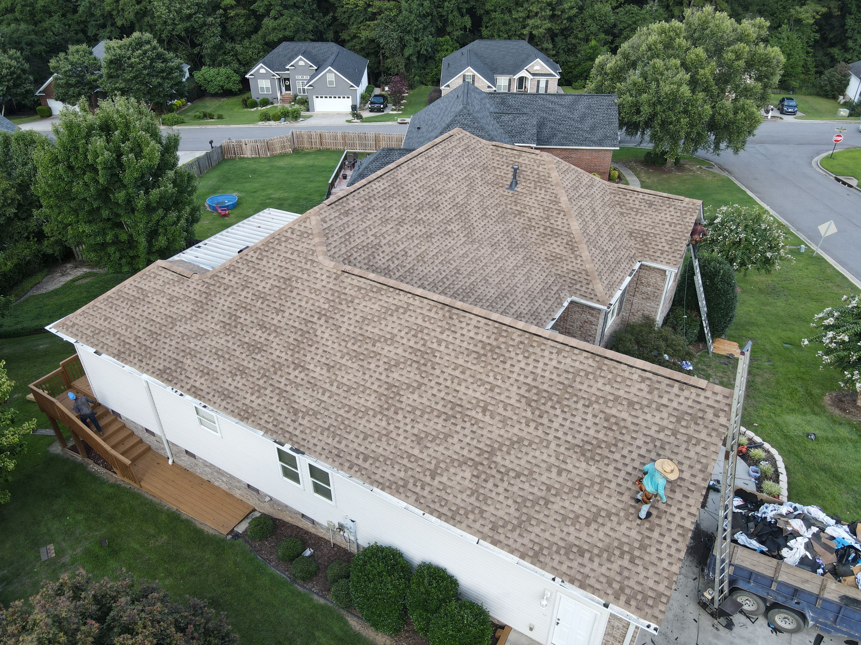 Residential Roofing Installation using Owens Corning by Inspector Roofing and Restoration