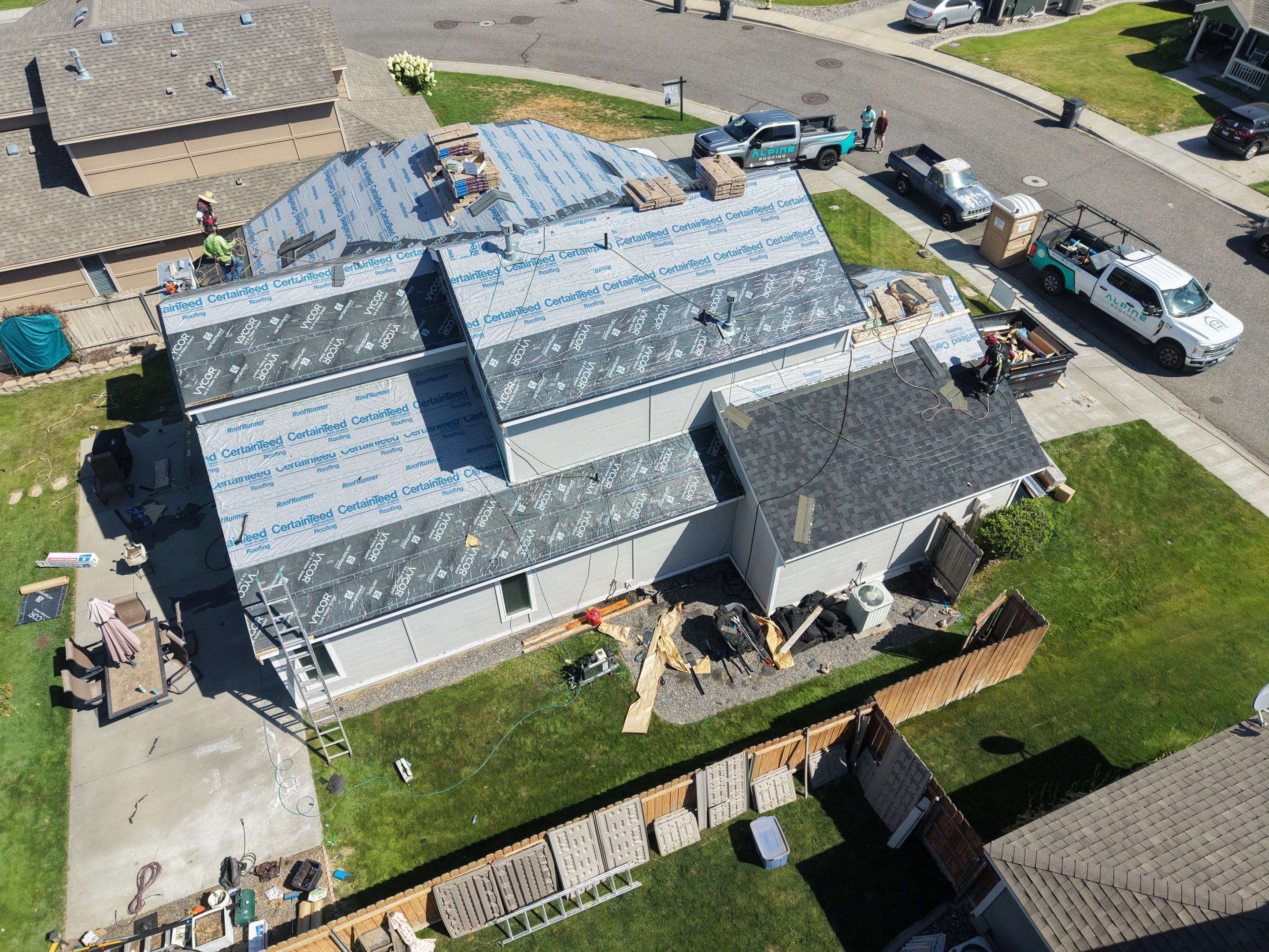 Complete Residential Roof and Fascia Replacement in Kennewick by Alpine Roofing