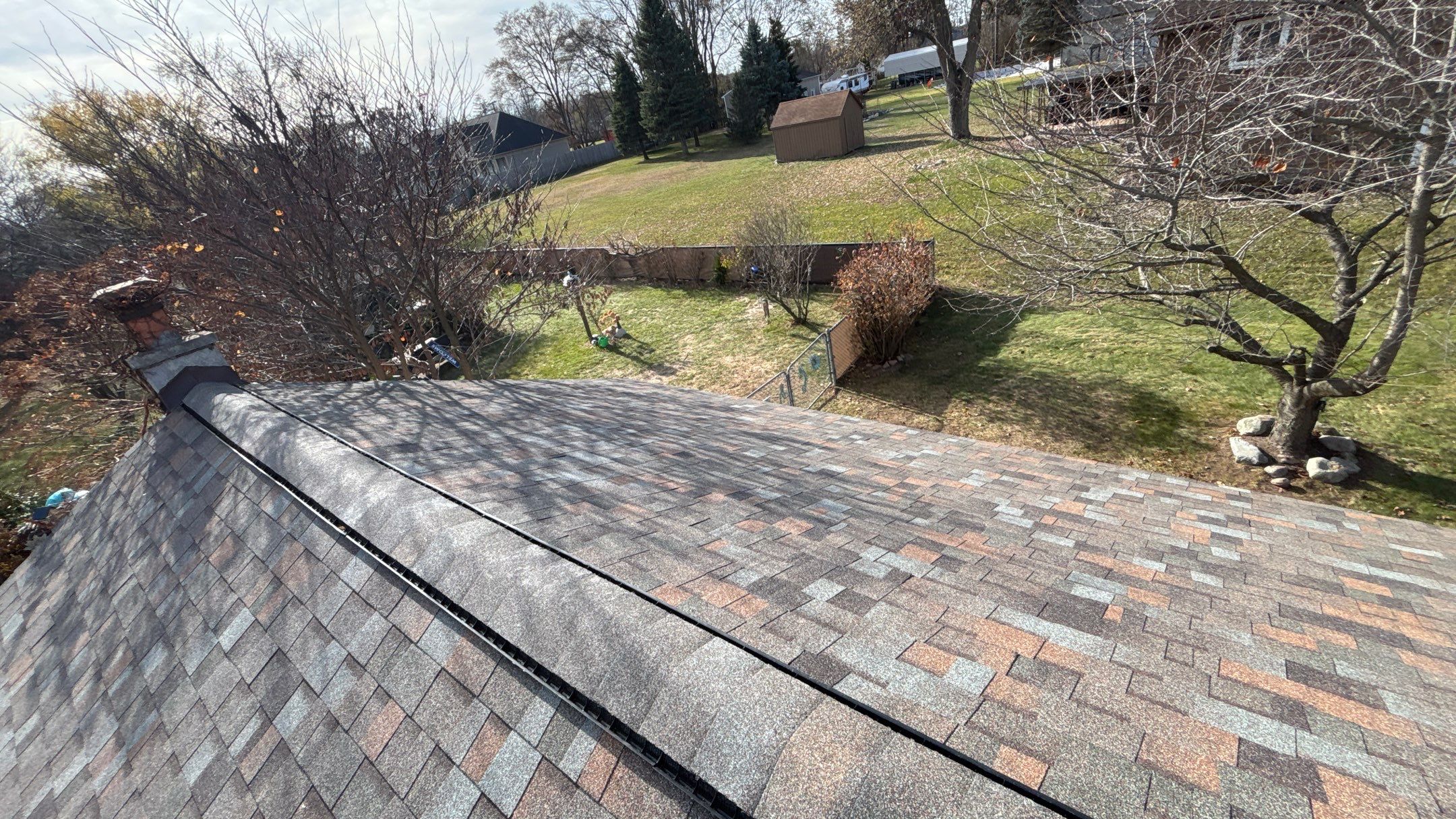 Roof Replacement using Owens Corning Aged Copper by 180 Contractors
