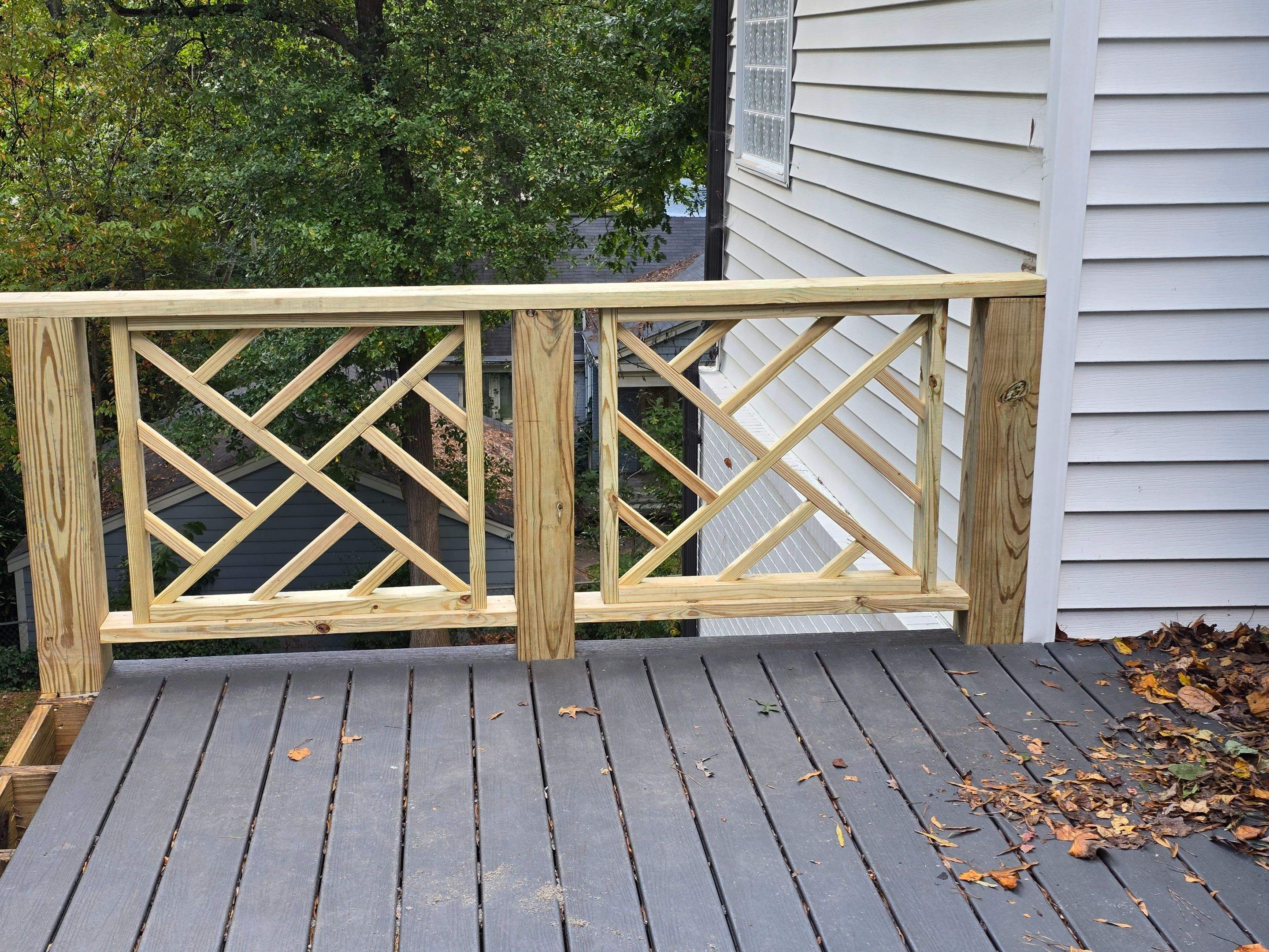 Custom Railings, Deck Support Installation, and Professional Deck Painting by Billy Weatherspoon Contractor