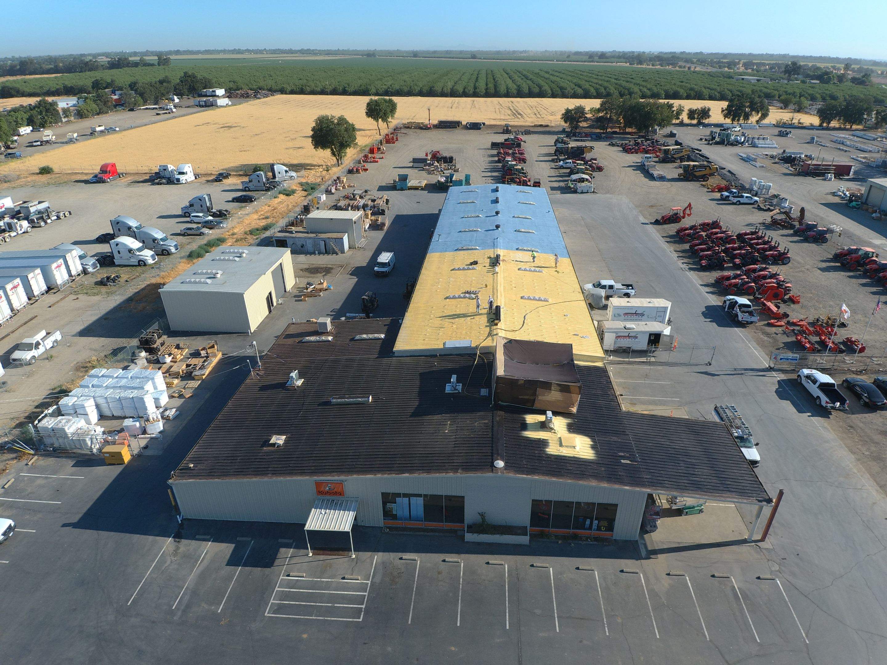 Spray foam and coatings using Conklin Benchmark/PUMA XL coatings and spray foam by Straight Edge Roofing Inc