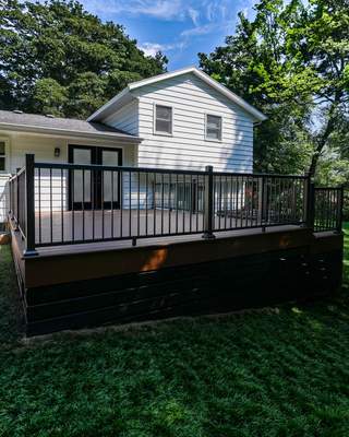 Deck and French Door Installation in Rockford