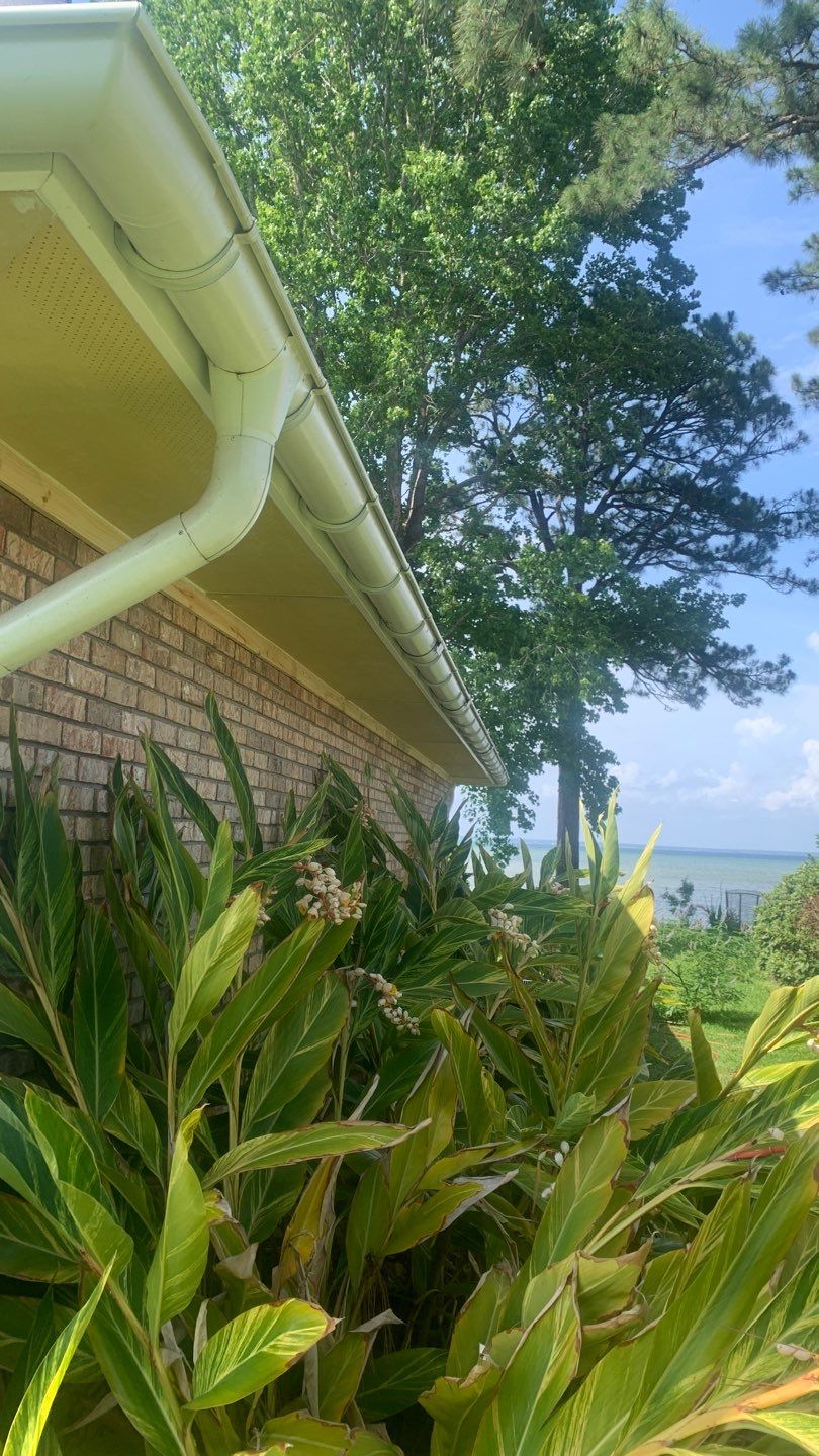Soffit and Fascia Installation using Vented Vinyl Soffit by Gutter Professors
