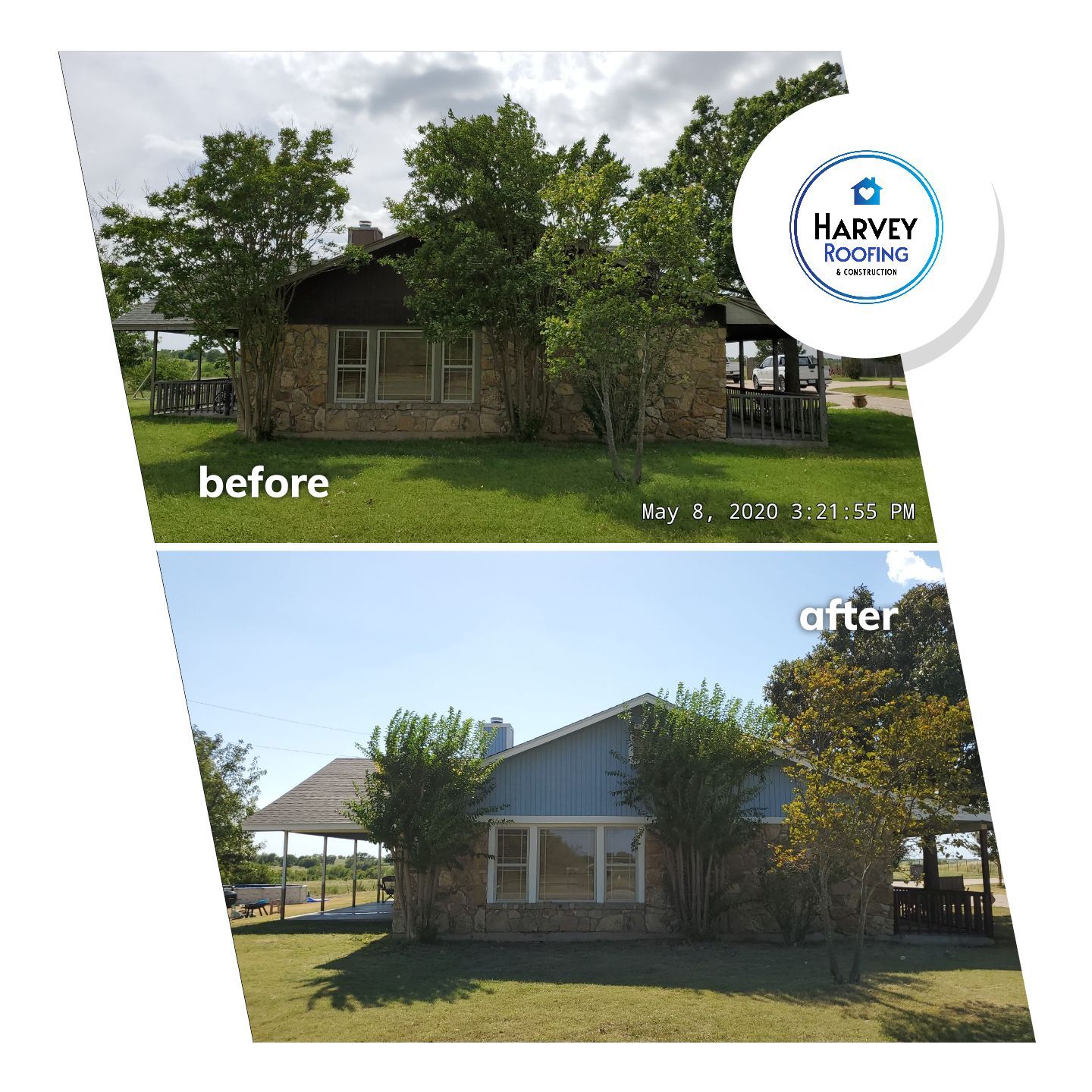 Residential Roofing Installation using ATLAS Pinnacle Pristine Shingles by Harvey Roofing & Construction