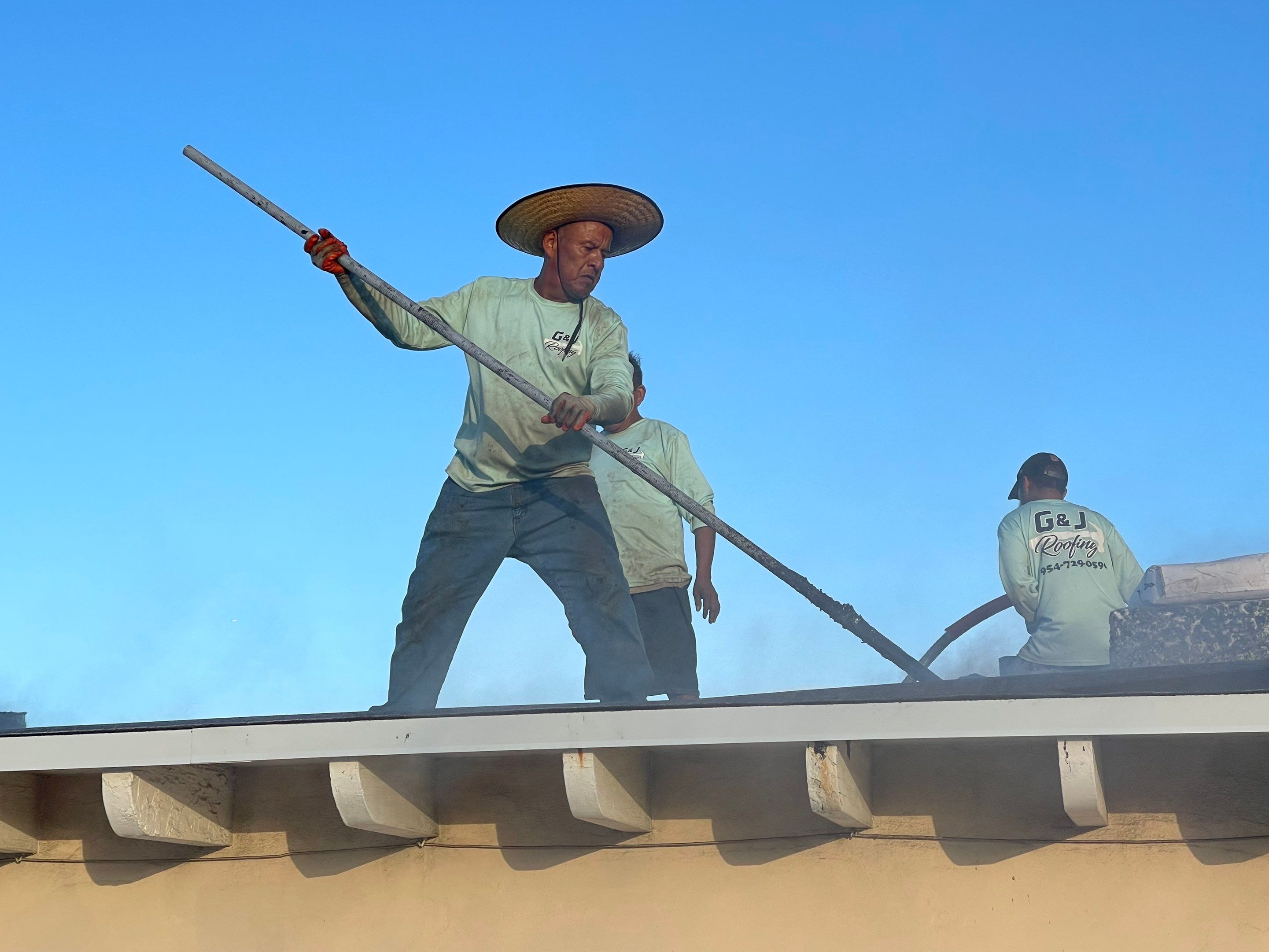 Hollywood Blvd., Hollywood, FL by G&J Roofing 