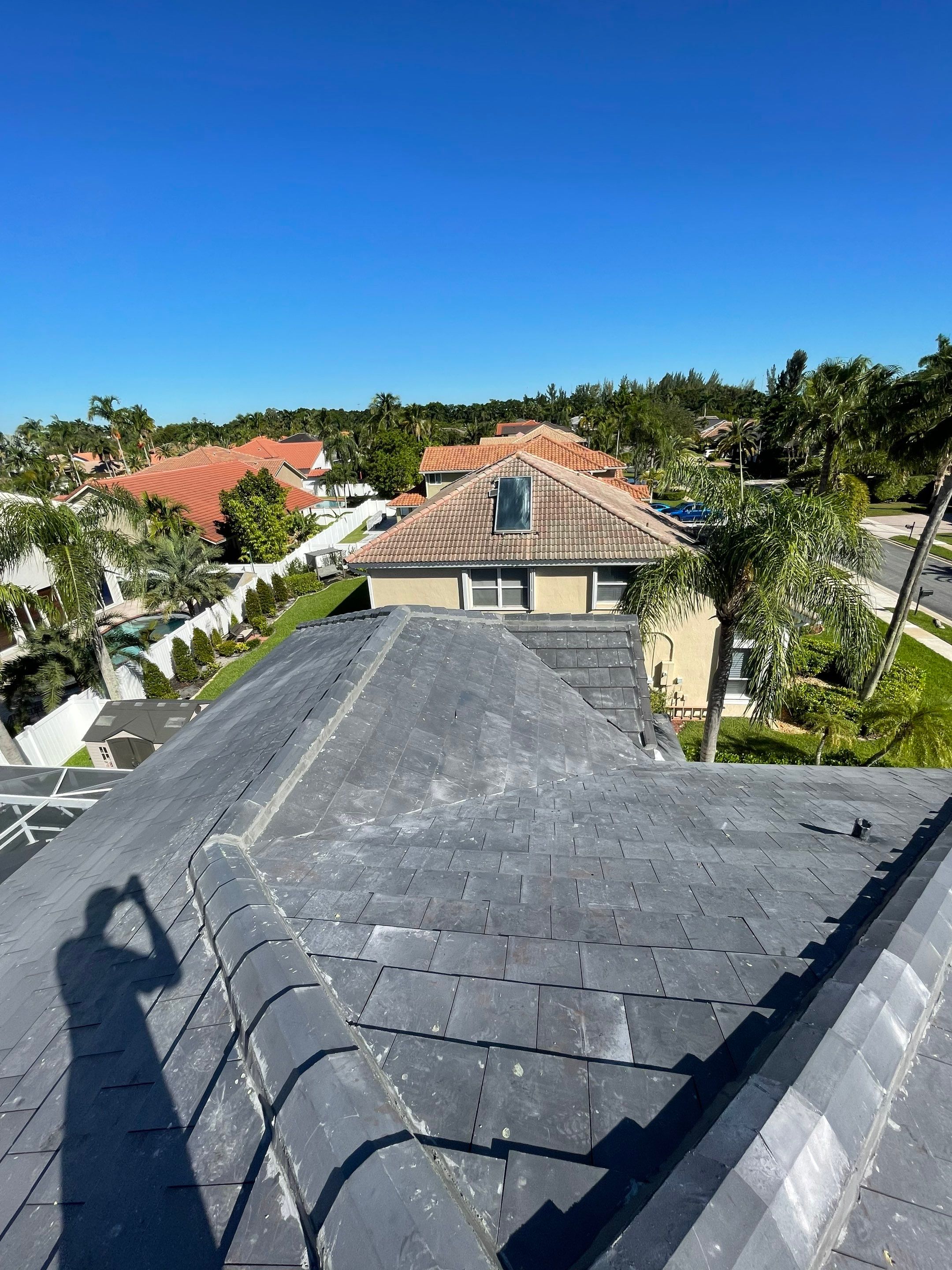 Midnight Gray Concrete Tile by Reimagine Roofing