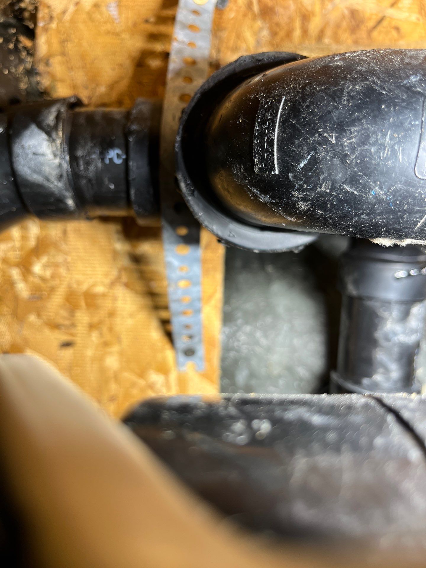 Installation of New Black Pipes and Shower Valve Repair by Us Plumbing