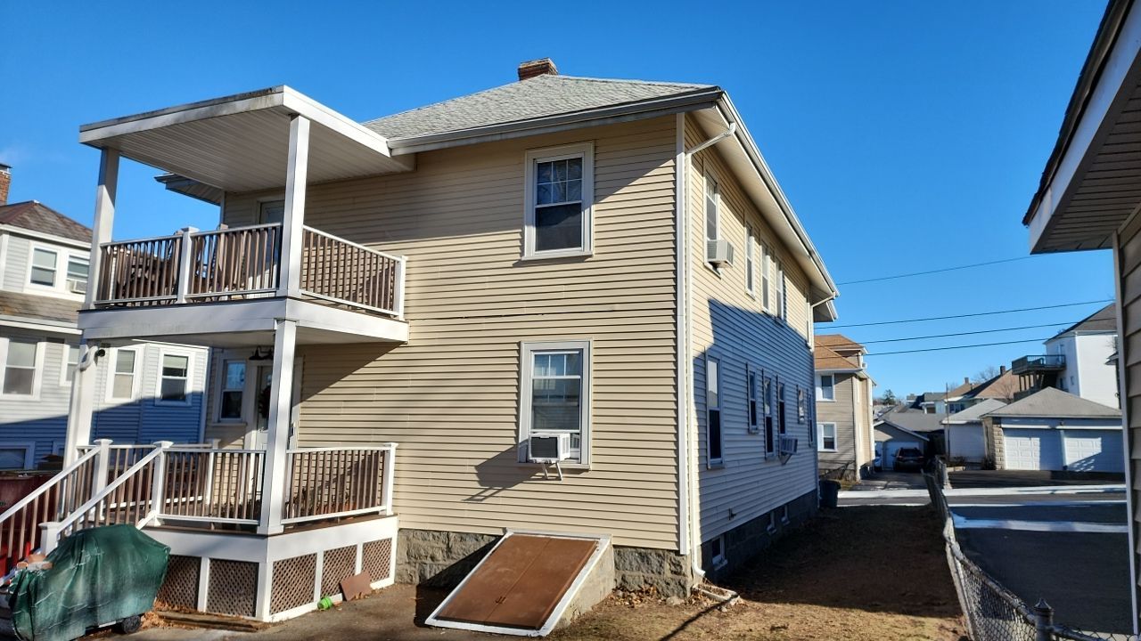 Layover siding project in. Quincy, MA by UBrothers Construction