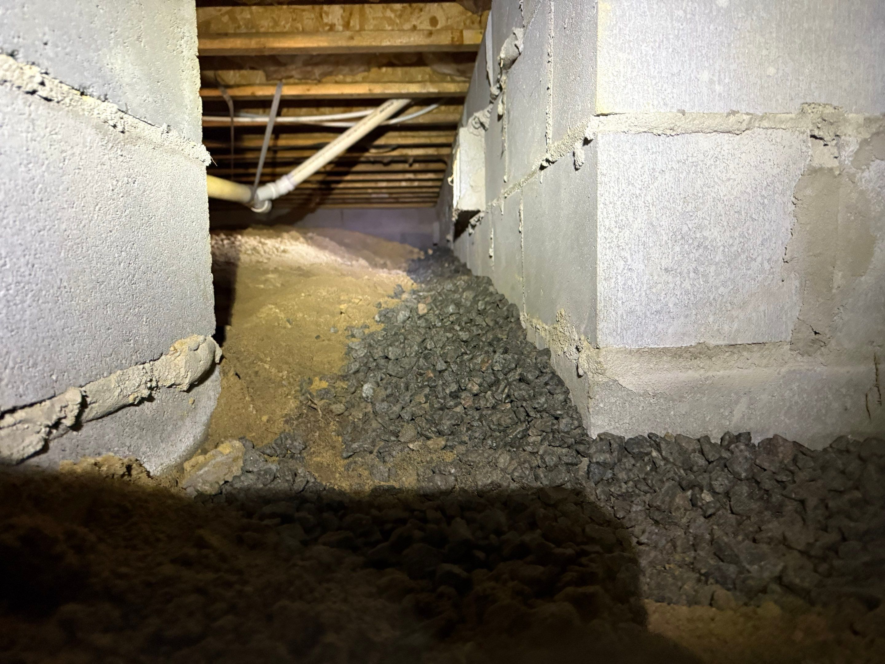 Project in Franklin by Patriot Crawl Space Repairs