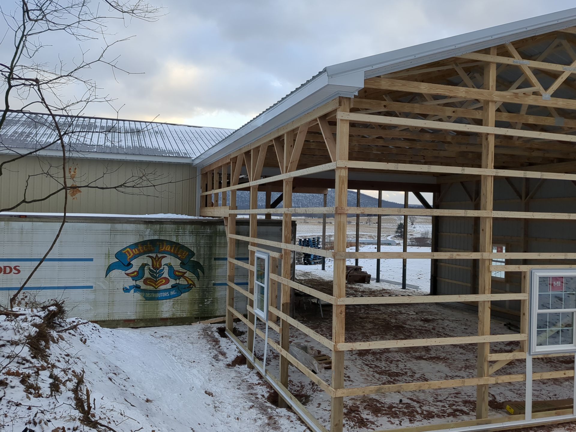 Pole Barn addittion by Esh Builders