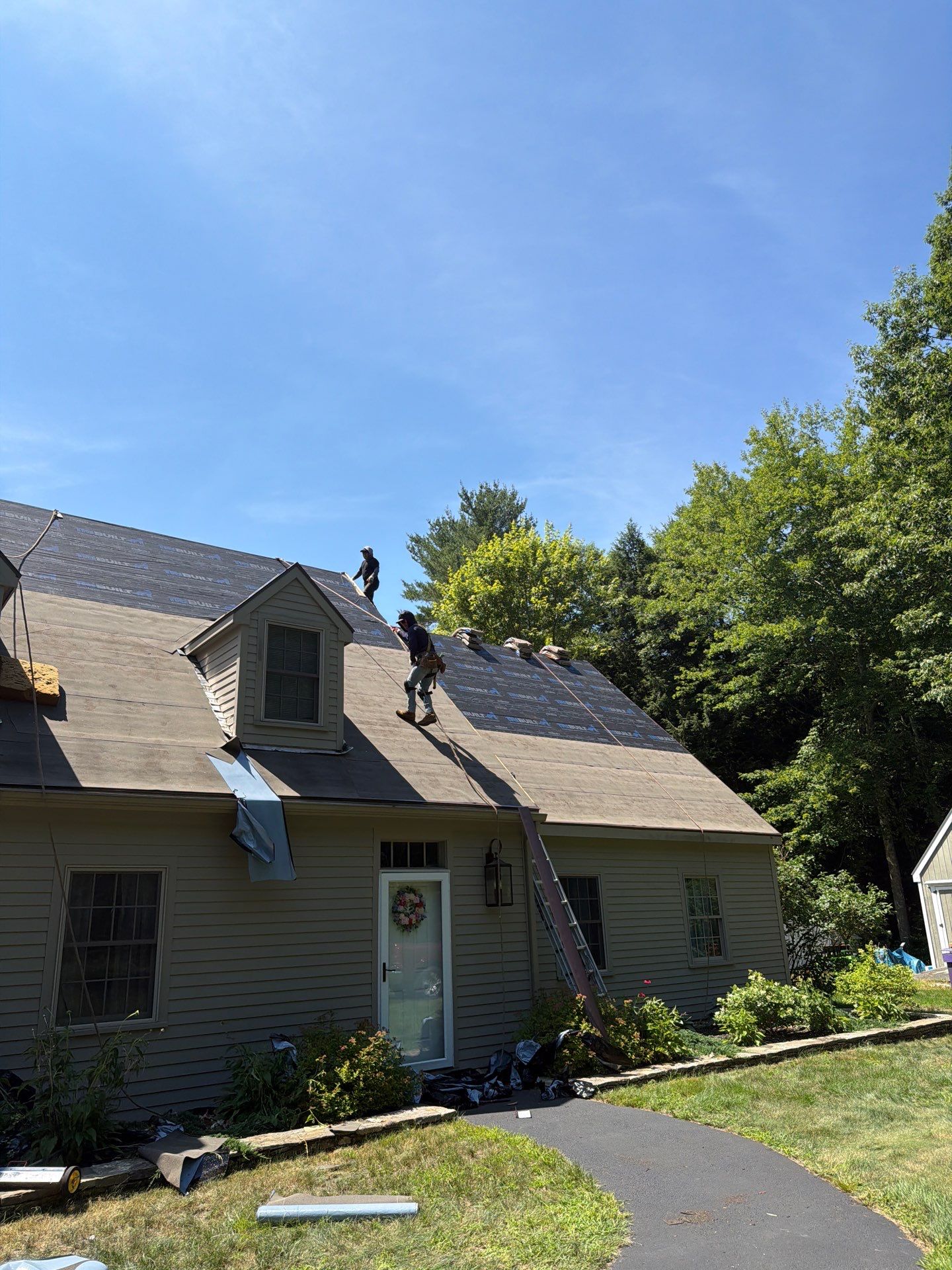 New Roof Replacement in New Gloucester, Maine by Tall pine roofing