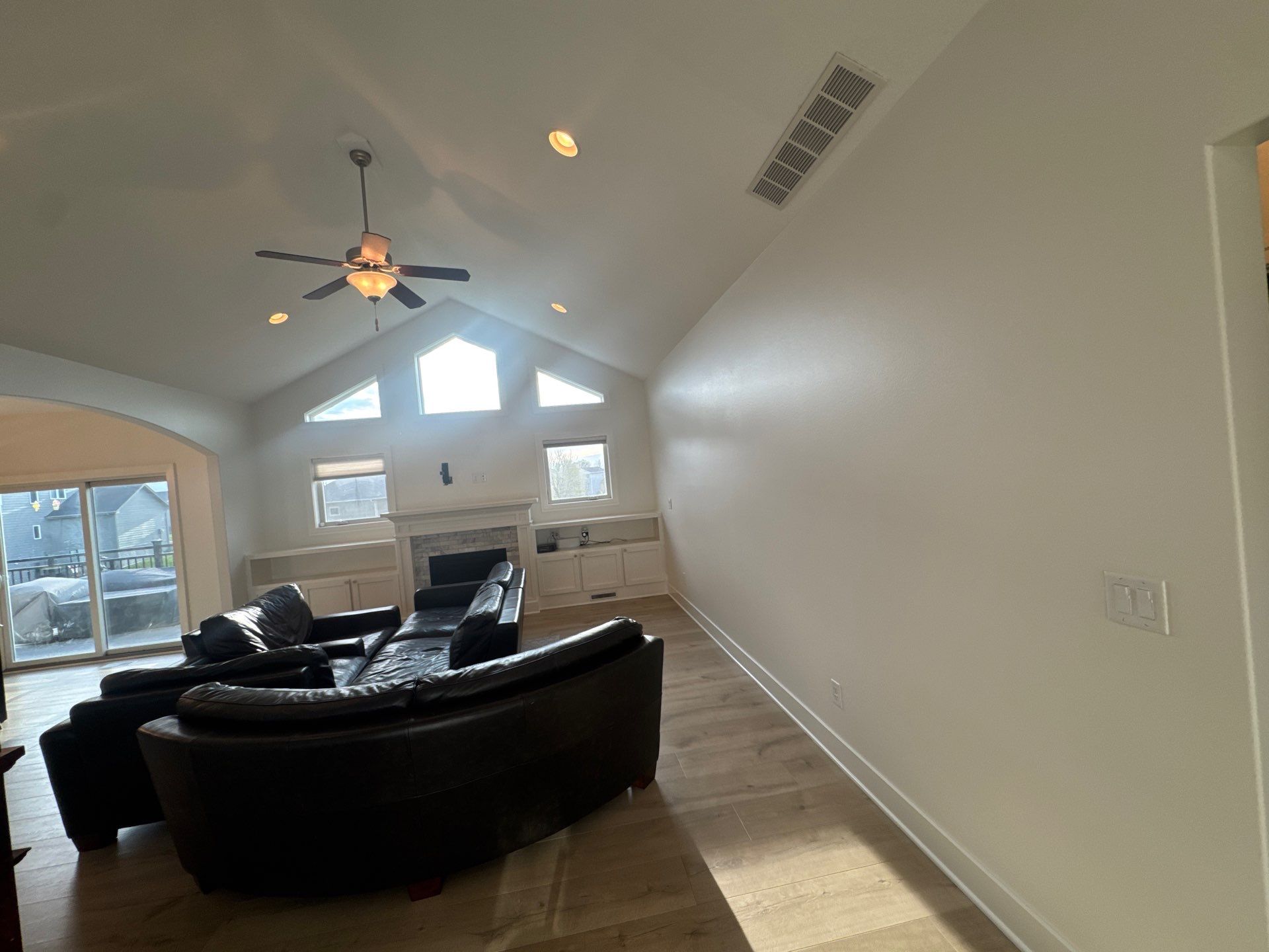 Interior Repaint walls and Baseboards with Color Change by Midwest Paint LLC