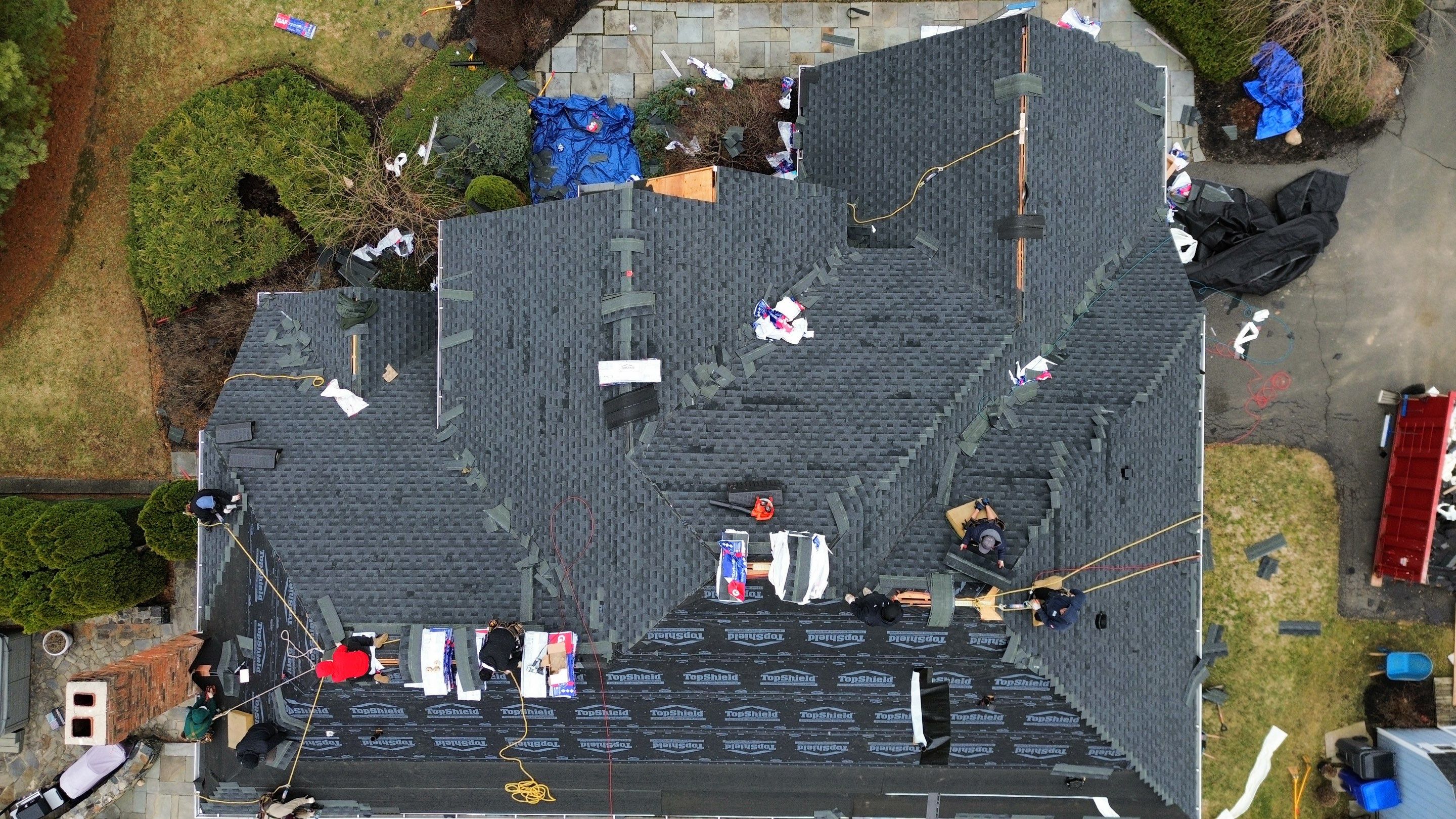 Federowicz Roof Completion by Royal Restoration CT 