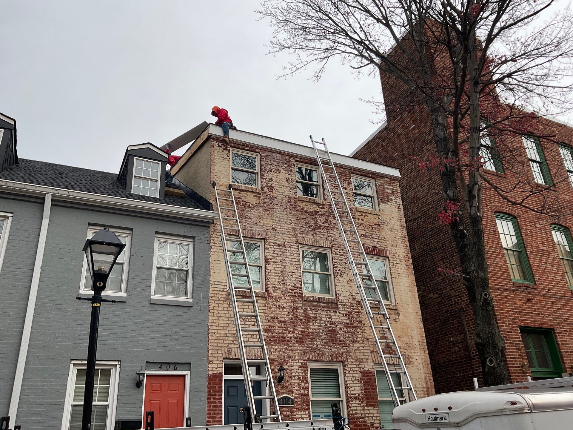Residential Roofing Installation using Landmark Shingles by Alpha Design Services