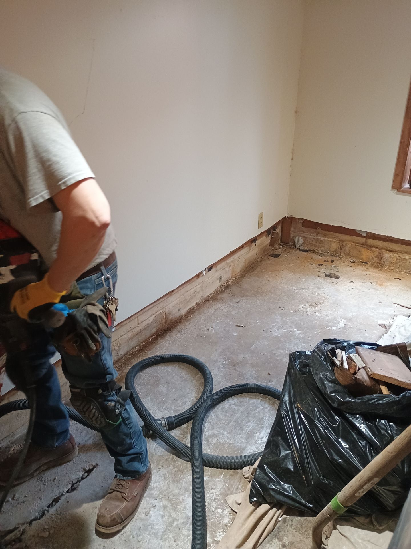 Completing the Connection for Lisa's Drain Tile System by Waterproofing Northeast