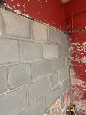 Structural Masonry Wall Installation and Basement Repair in Lincoln
