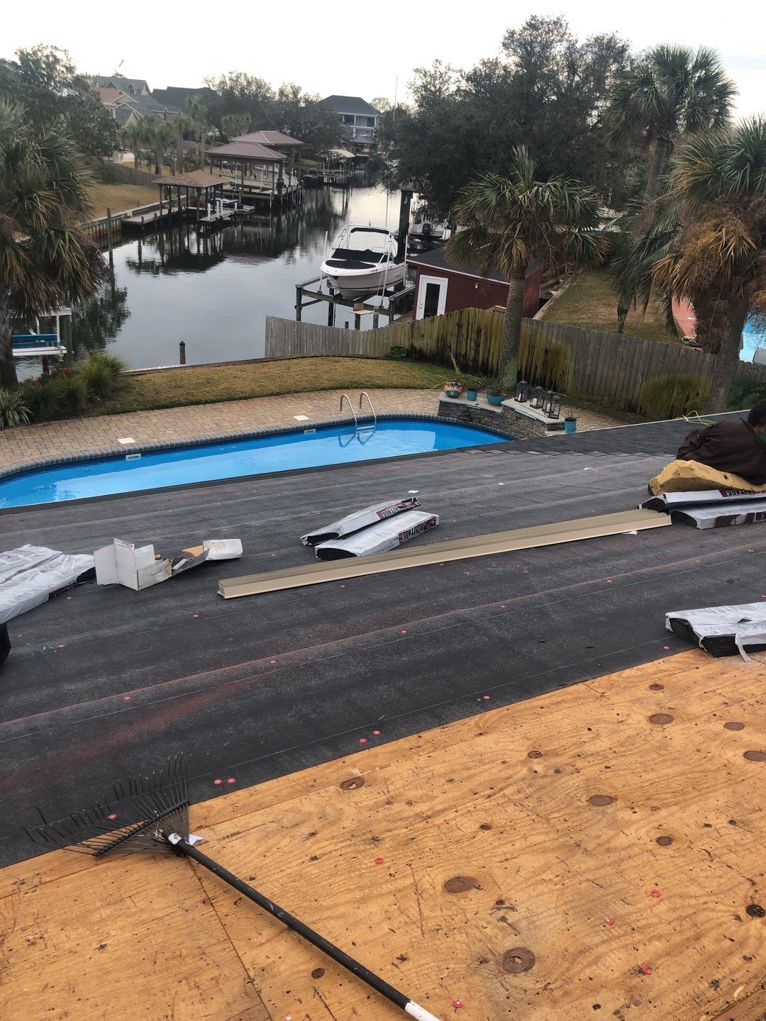 Residential Roof Repair using Certainteed Shingles by Antoine Building Company