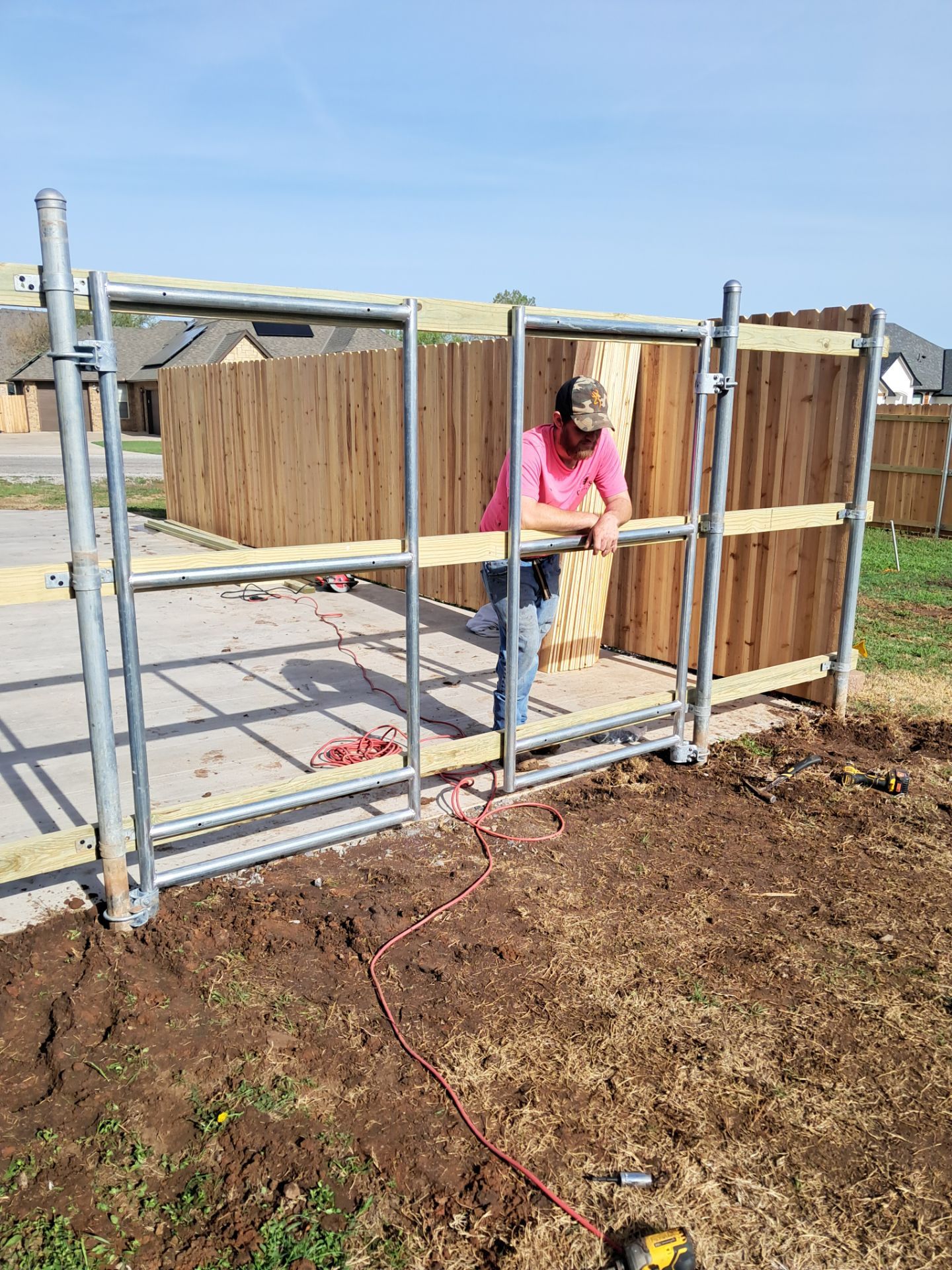 Fence Work by Clays Services Inc