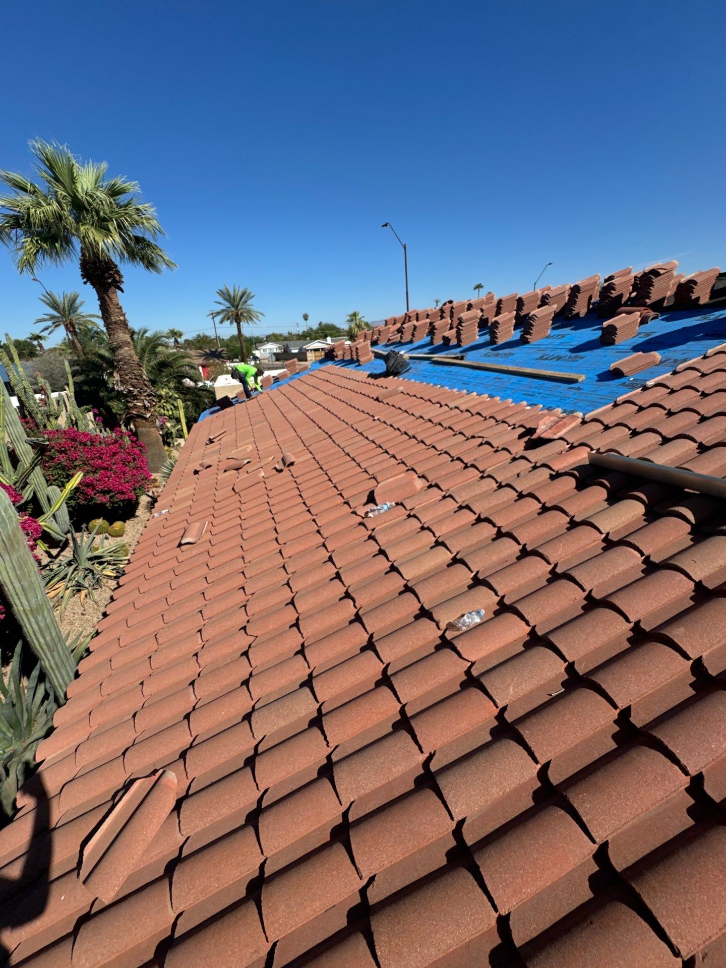 Terracotta Concrete Tile by Reimagine Roofing