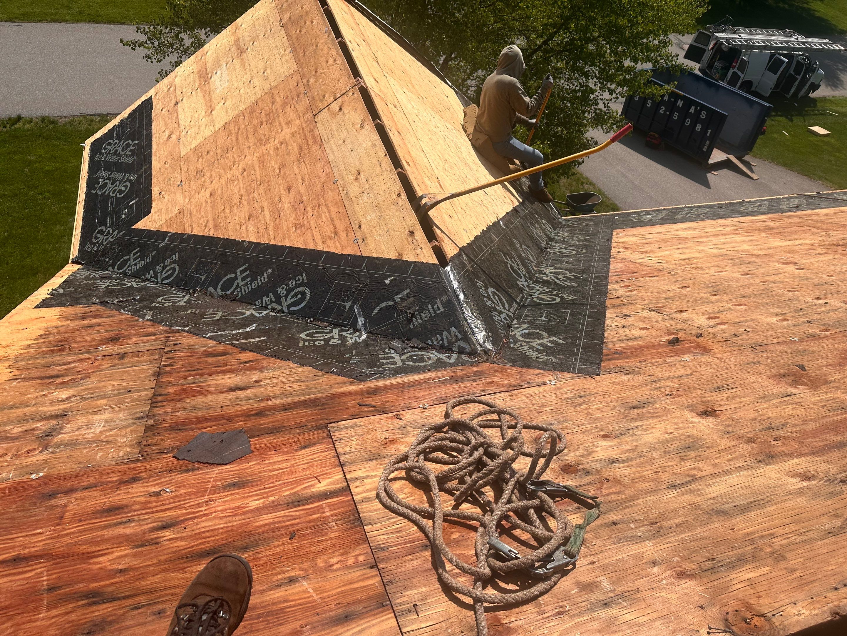 Owens Corning Shingle Roof Replacement and Decking in Keene, NH by Tall pine roofing