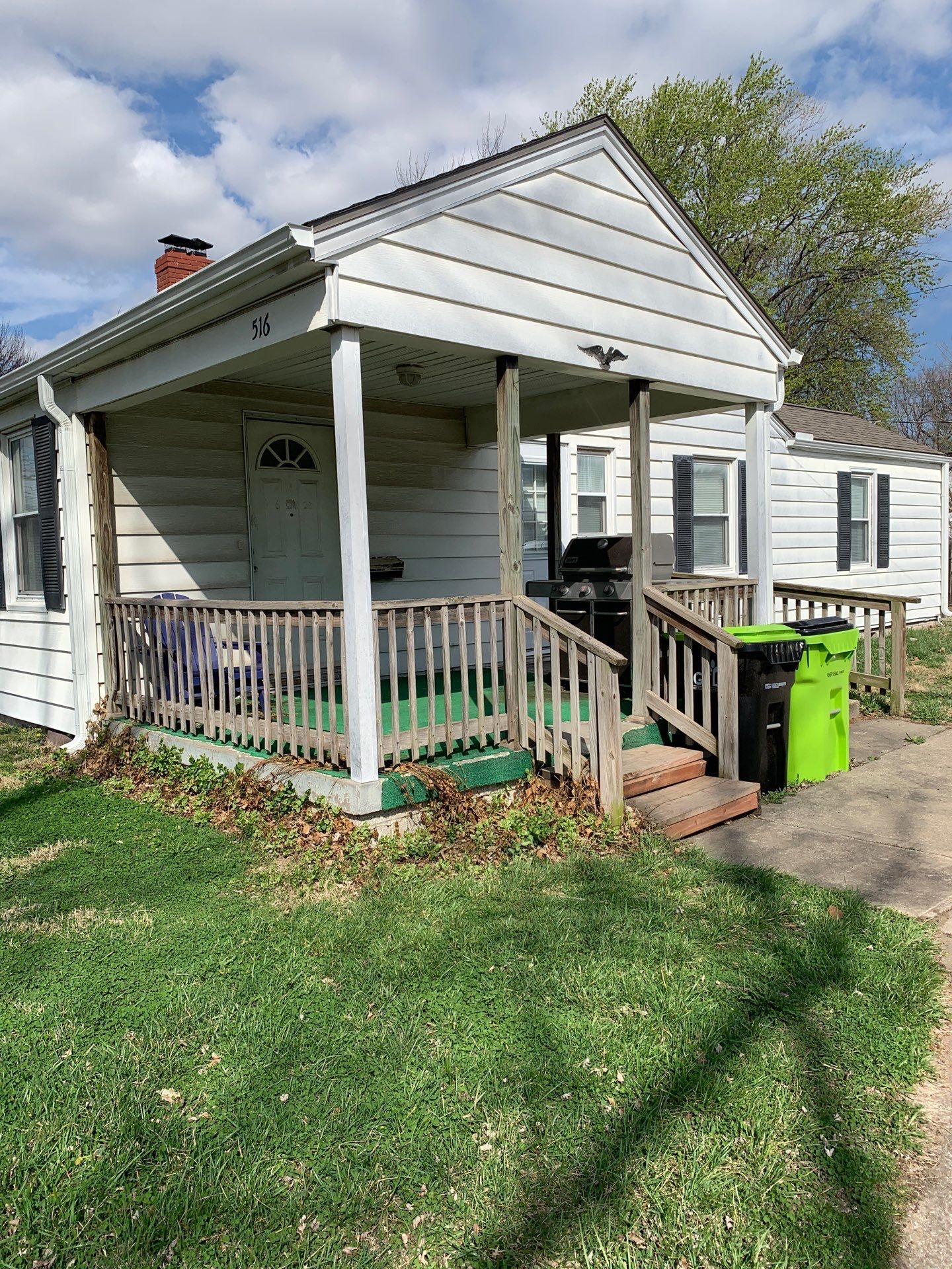 New Cypress Siding going on this North Kansas City Home  by EEC  Windows, Siding & Roofing 