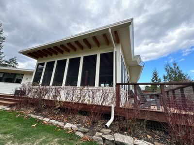 Gutter Installation using 6" Box Style Aluminum Gutter in Norwell, MA
