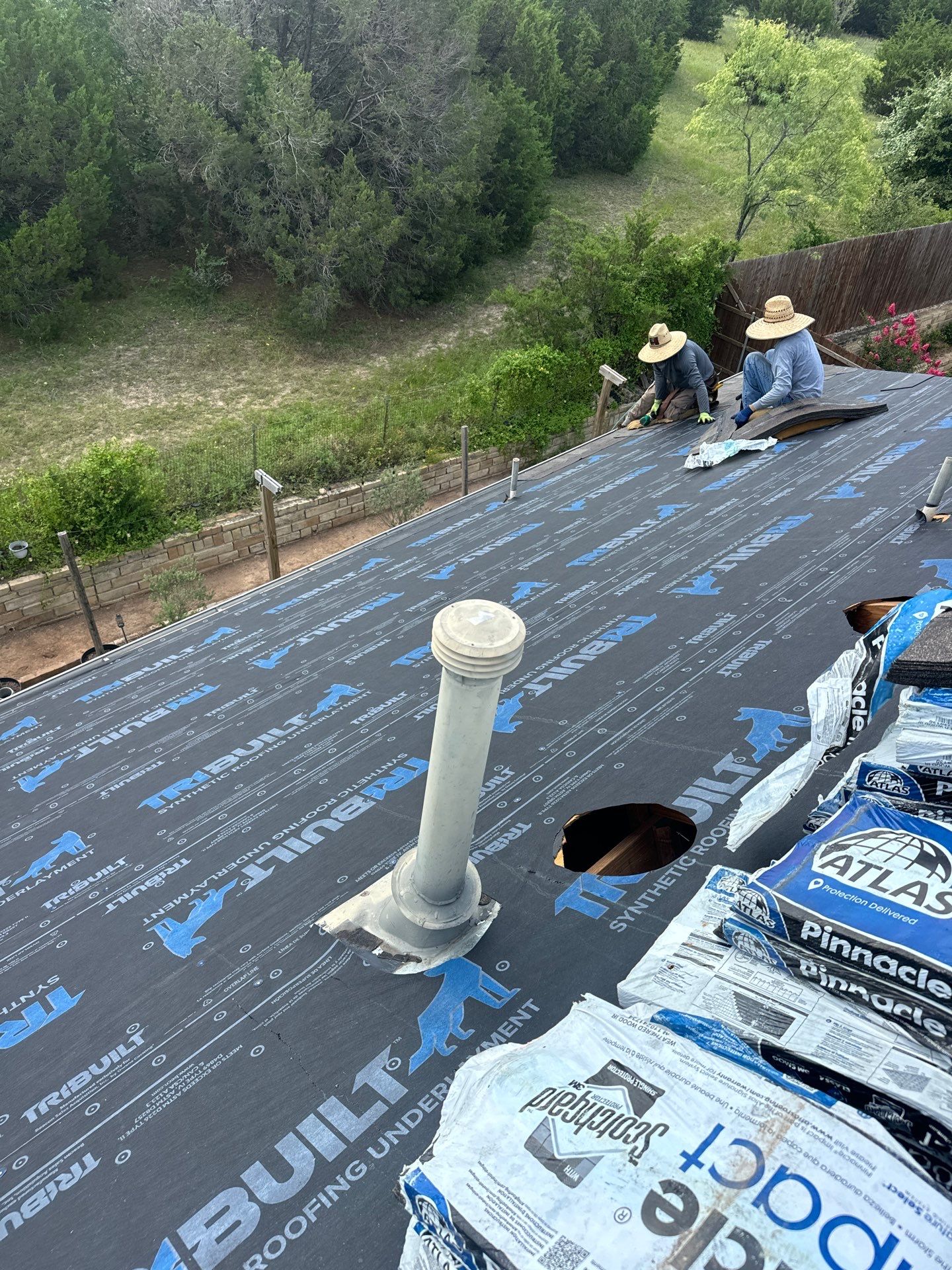 Project in Weatherford by Lonestar Roofing and Restoration LLC.