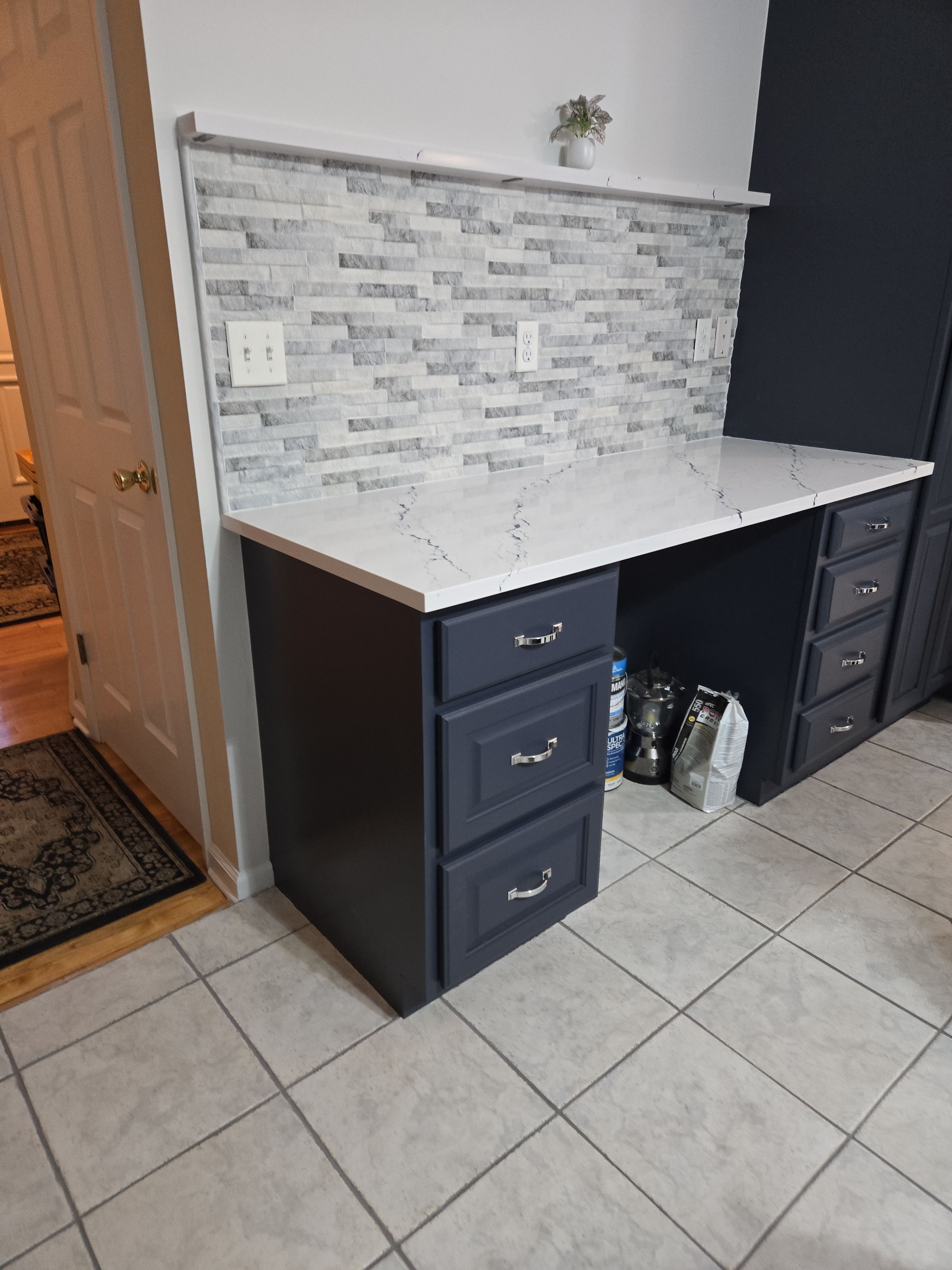 Cabinet Refinishing using Benjamin Moore Command by Spectrum Painting, LLC