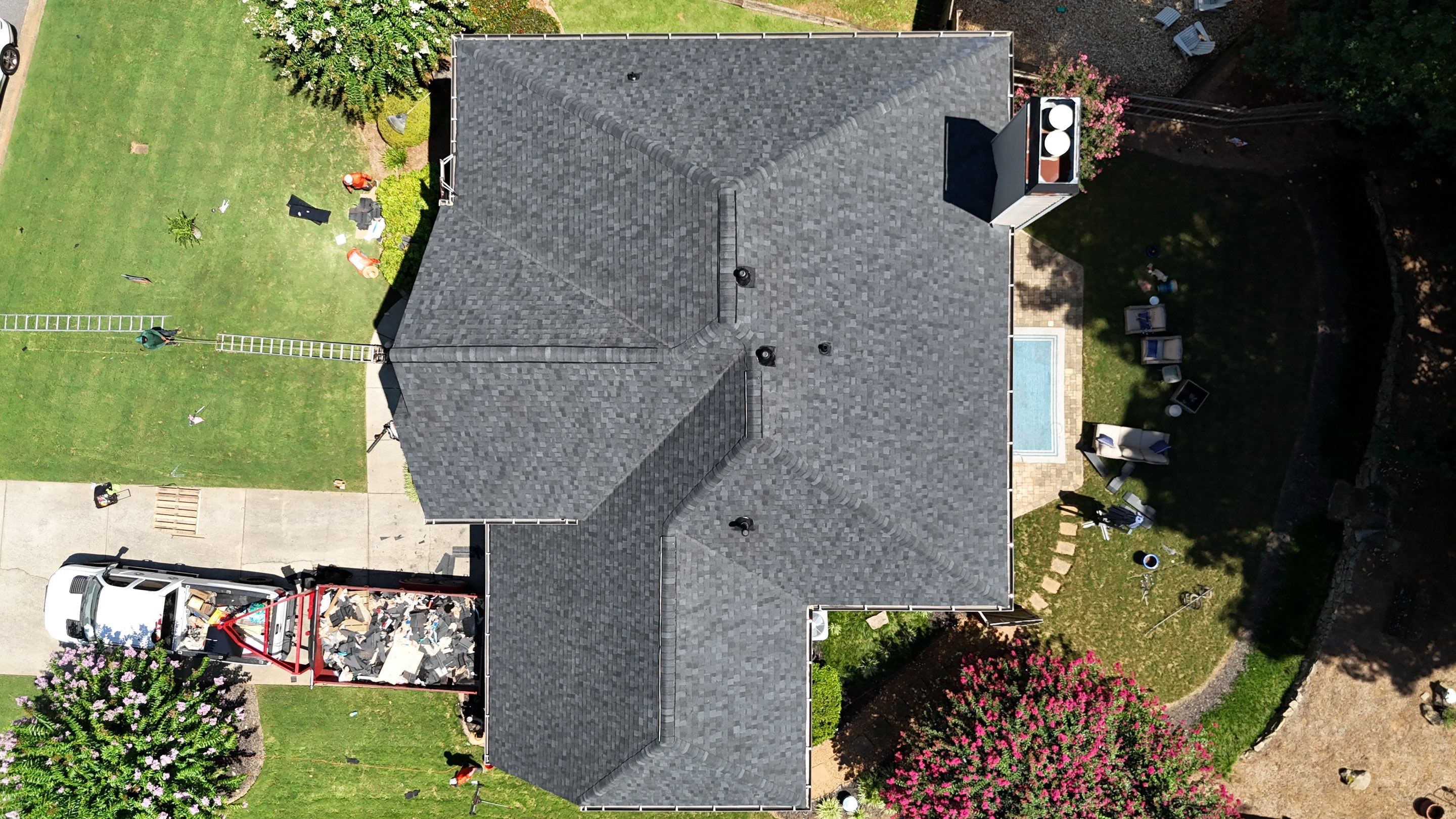 Roswell, GA Roof Replacement CertainTeed Charcoal by Reset Roofing