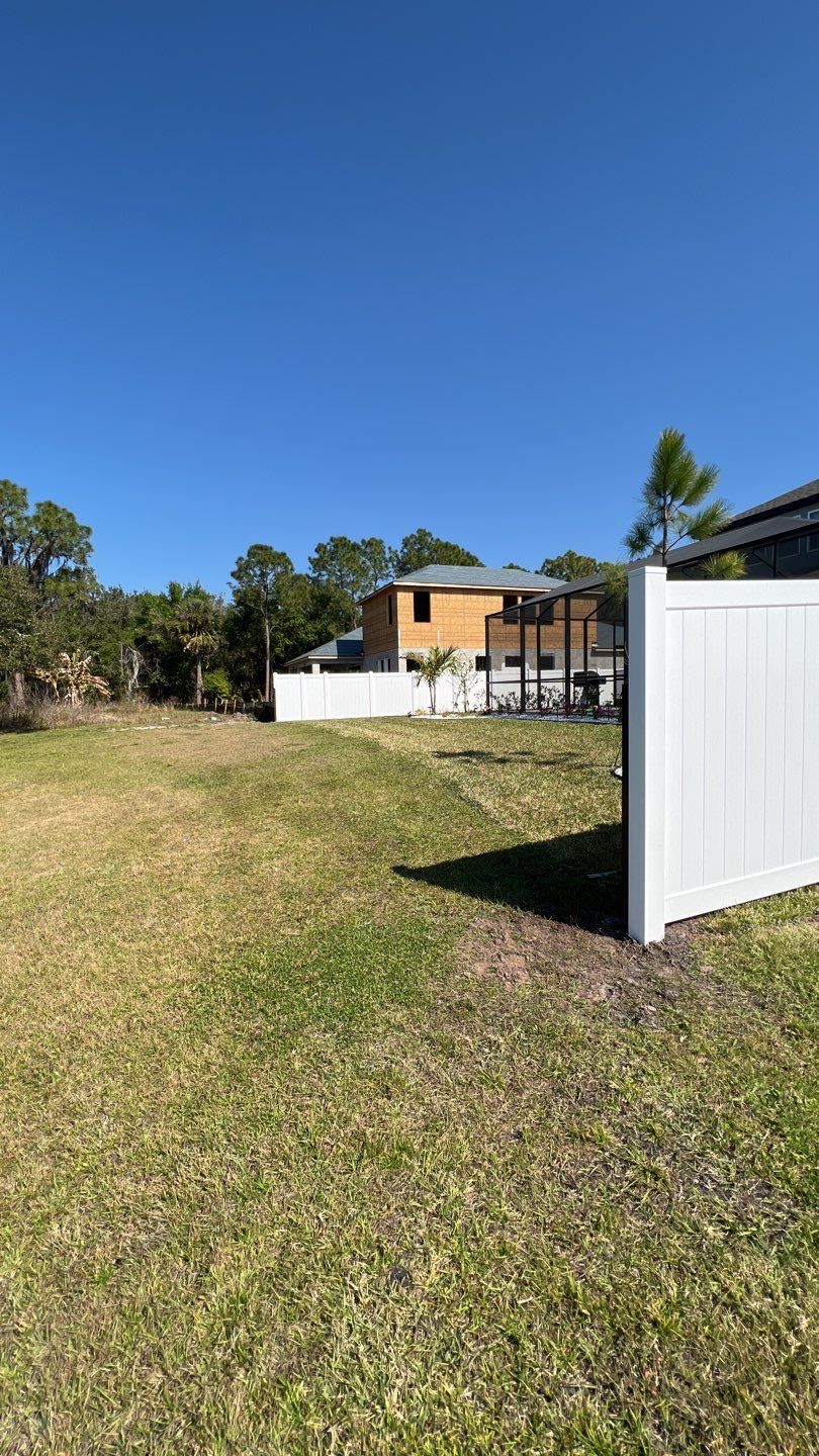 Sarasota, FL 6ft. Tall White Vinyl Privacy Fence & 3 Rail Aluminum Fence by Asap fence and gates, LLC