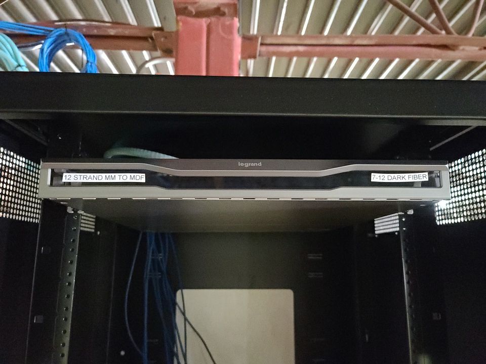 Structure Cable Installation using Cat 6 Cabling & Fiber  by Firmament Solutions