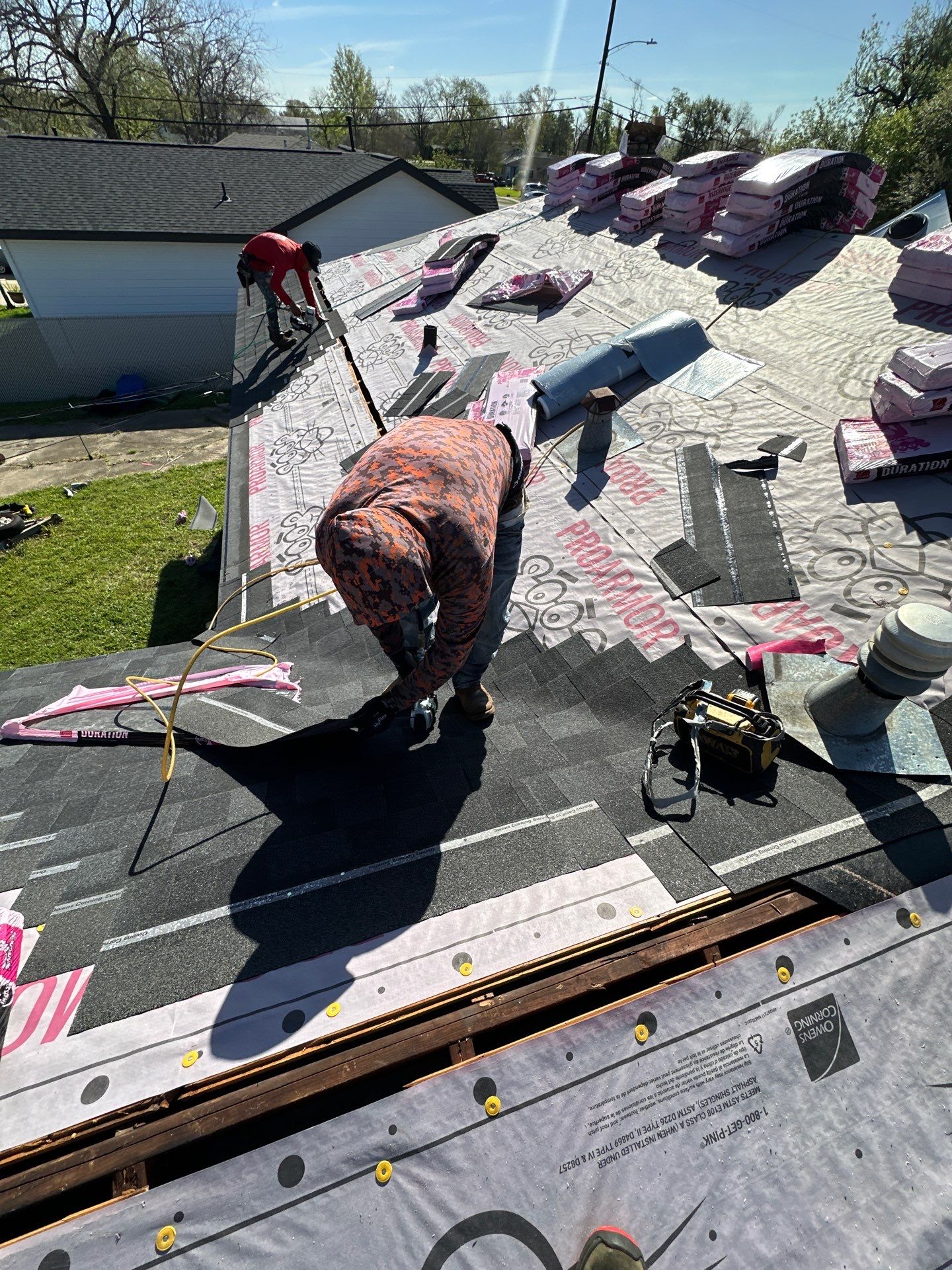 Project in Houston by Motion Roofing