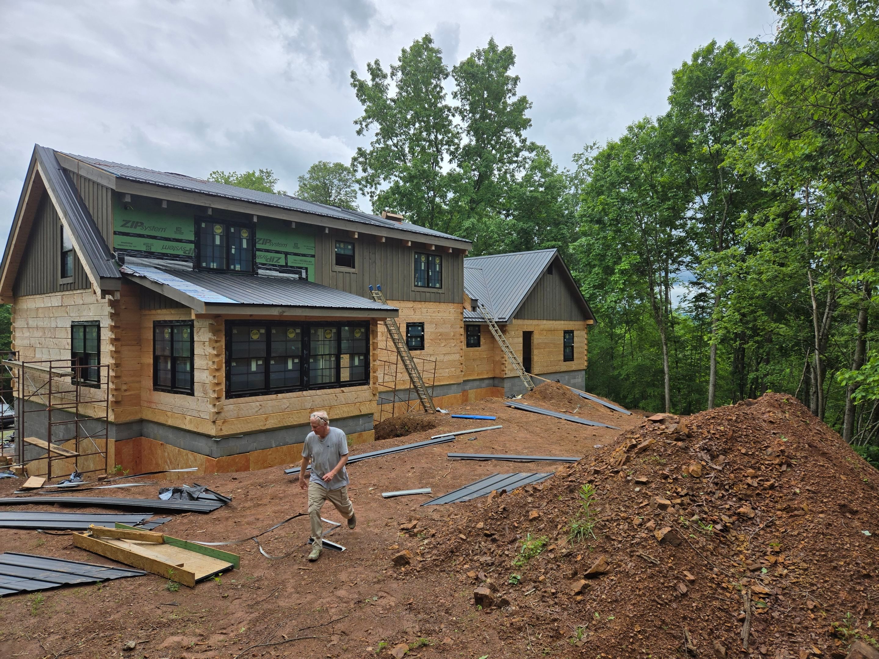 Textured Black AG Panel by Omnia Roofing