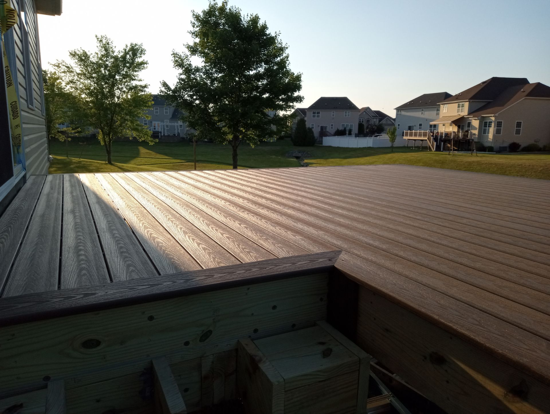 New Deck in Monroe by deck guardian