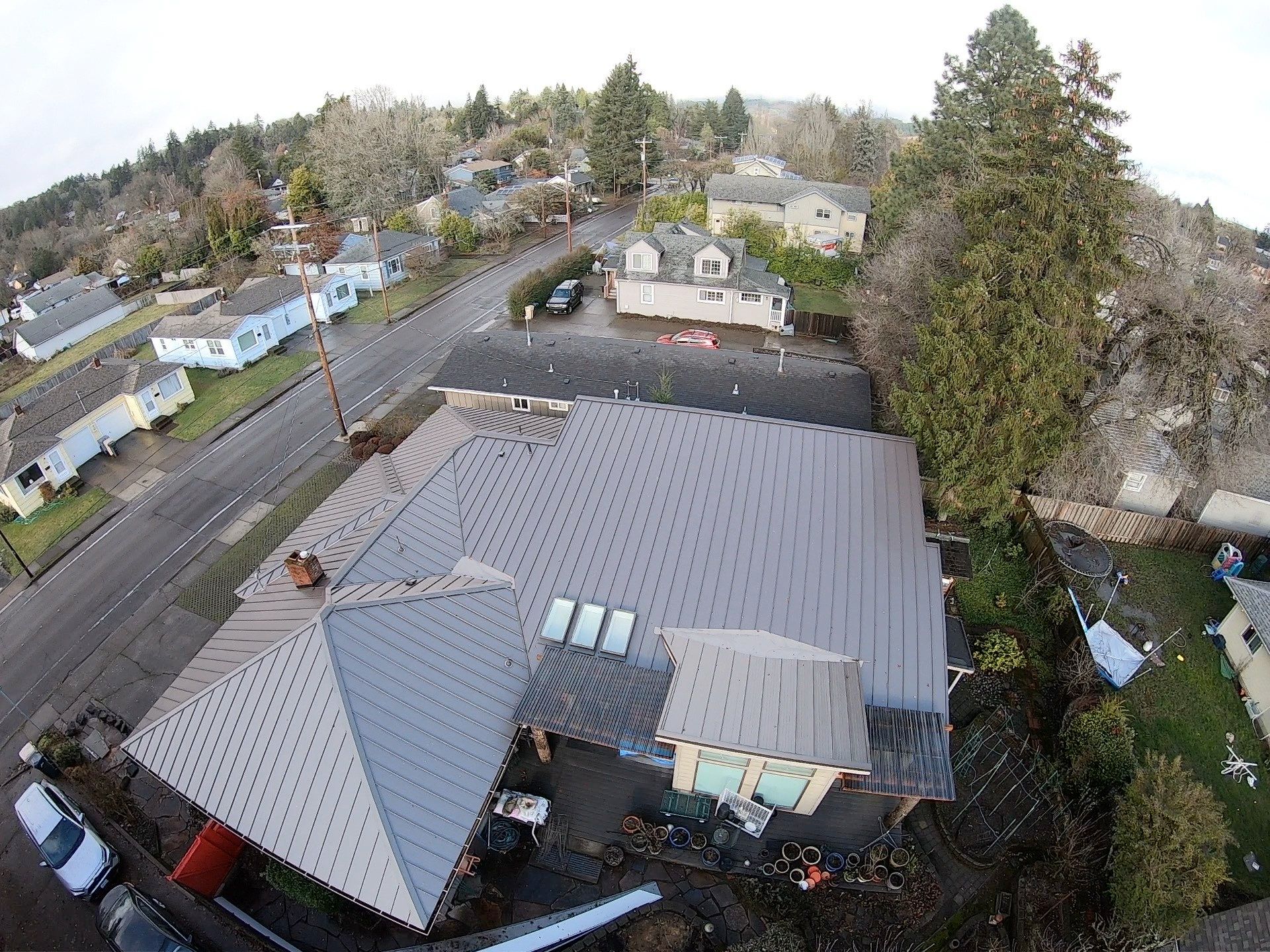 Taylor Metal Roof System Color: Vintage  by Orezona Building & Roofing Company, Inc.