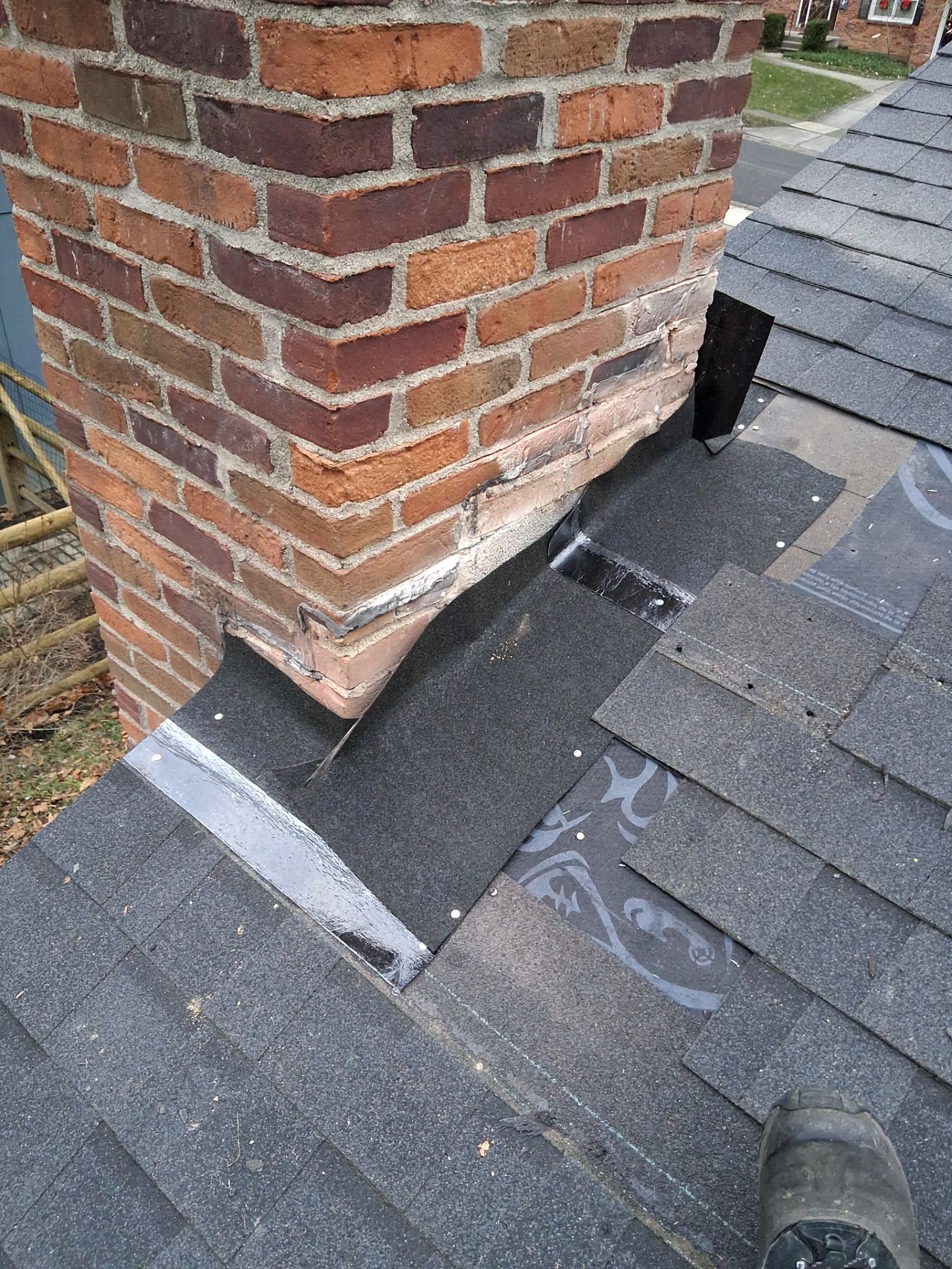 Chimney flashing repair in Worthington, OH by SOS Home Ohio