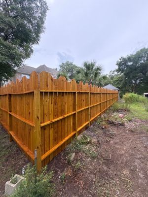 Fence using Wood Sealant