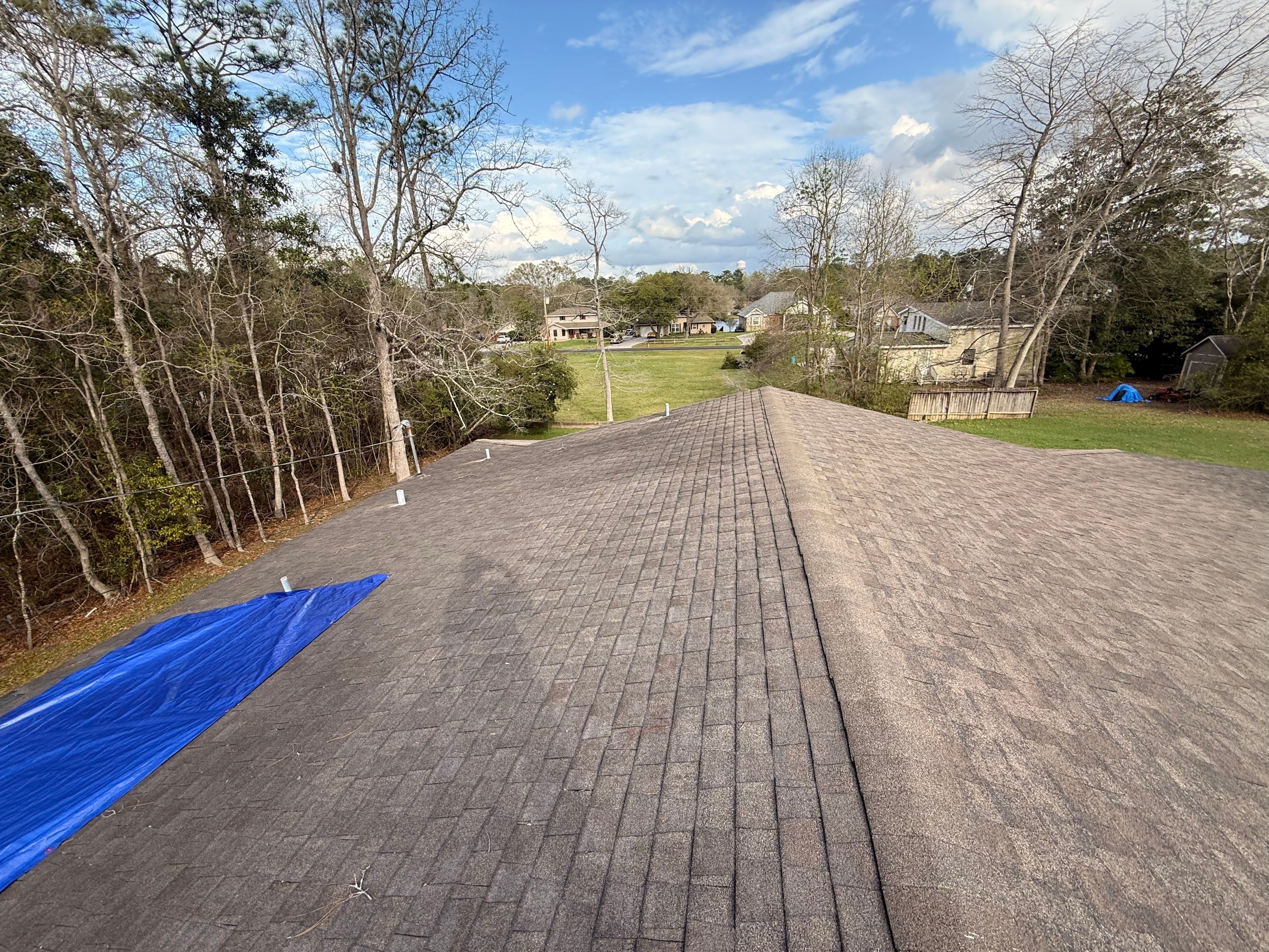 Full Asphalt Shingle Roof Replacement and Decking Repair in Carriere by Frontline Roofing